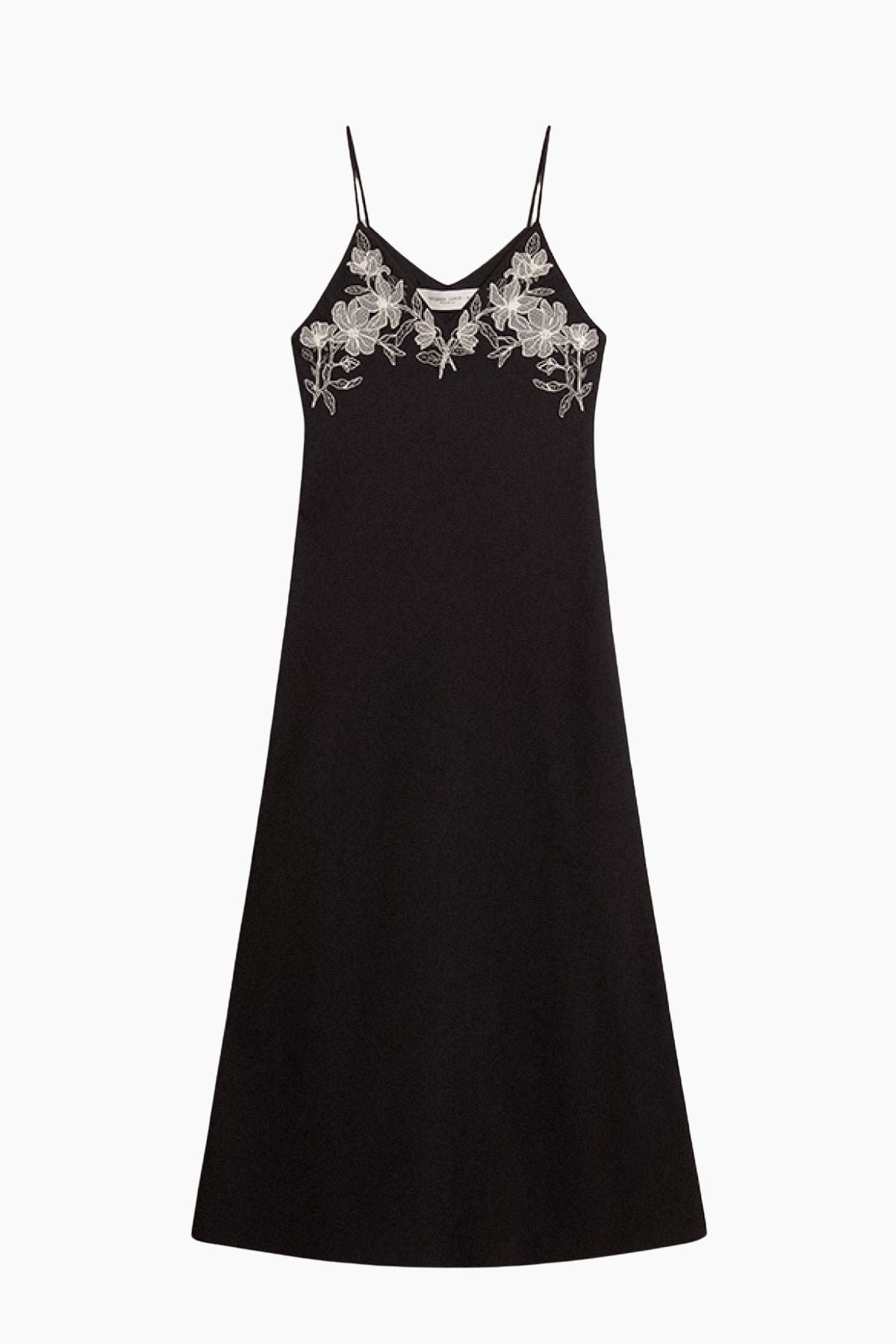 Golden Goose Embroidered Cami Maxi Dress Polar Night Grace Melbourne