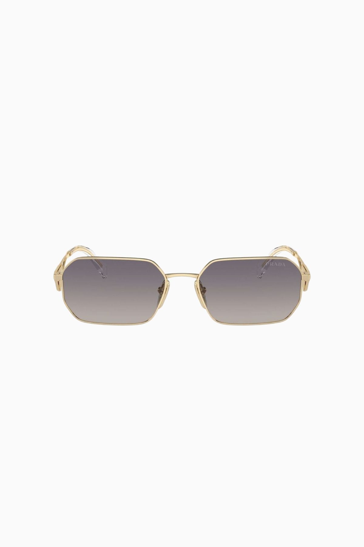 Prada glasses gold online