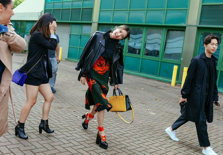 ON THE STREET AT LFW