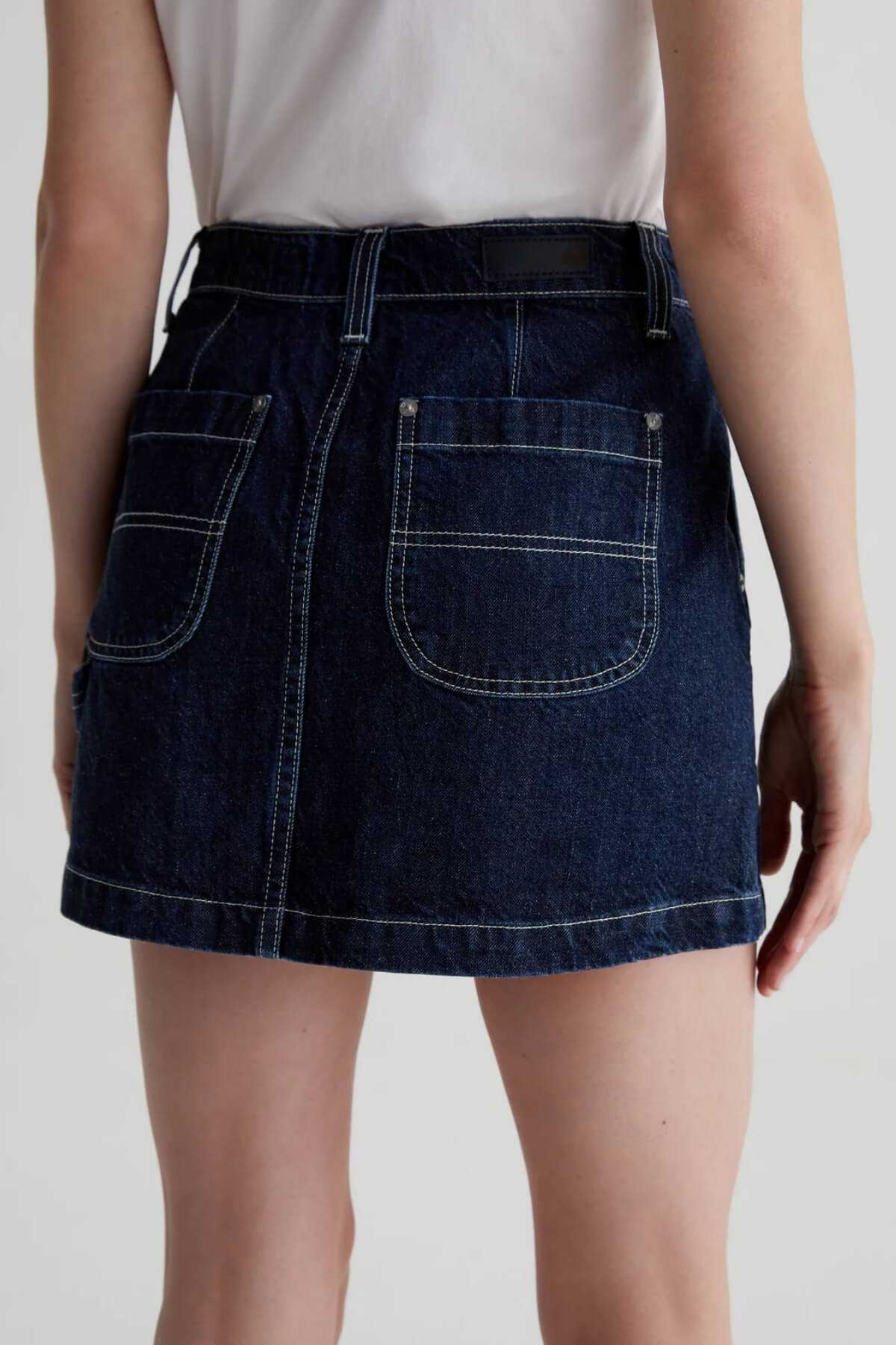 AG Denim Jae Denim Mini Skirt - Interstellar