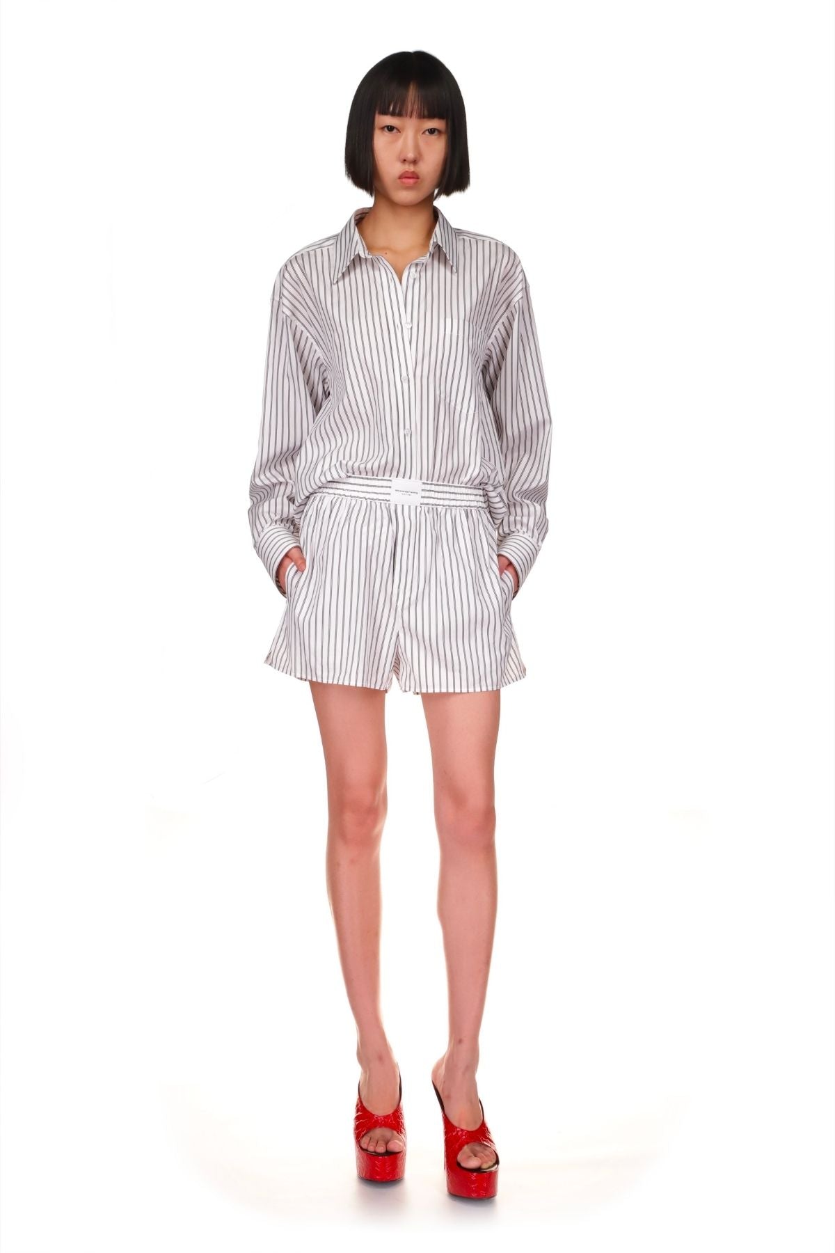 ALEXANDER WANG: short for women - Blue  Alexander Wang short 4WC3234380  online at