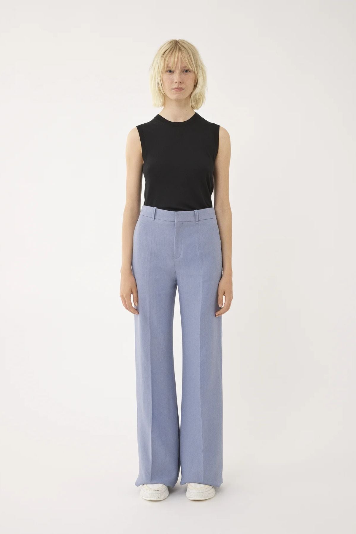 See by Chloe Cropped Cotton Wide-Leg Pants | Neiman Marcus
