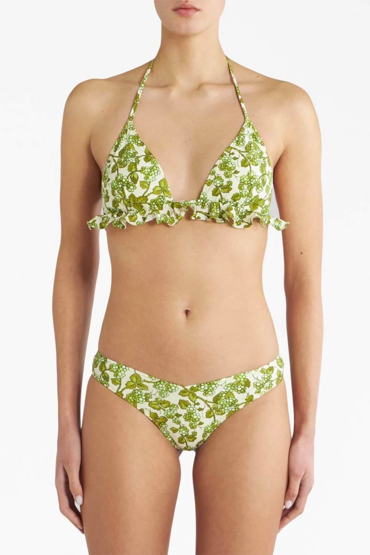 Green 2025 print bikini