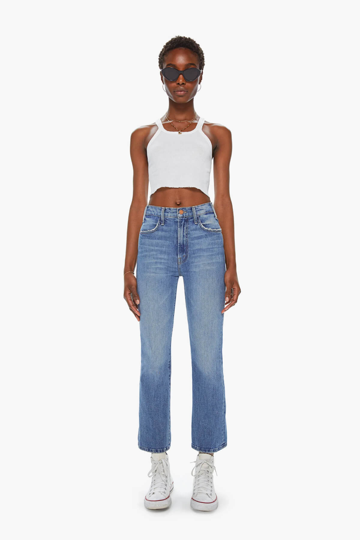 Mother outlets Denim Skinny Jean Capris