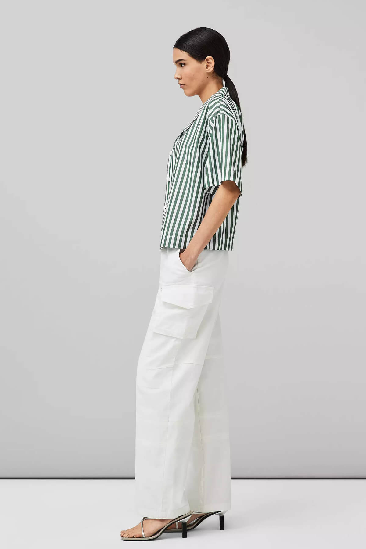 Rag & Bone Reed Striped Shirt - Green Stripe – Grace Melbourne