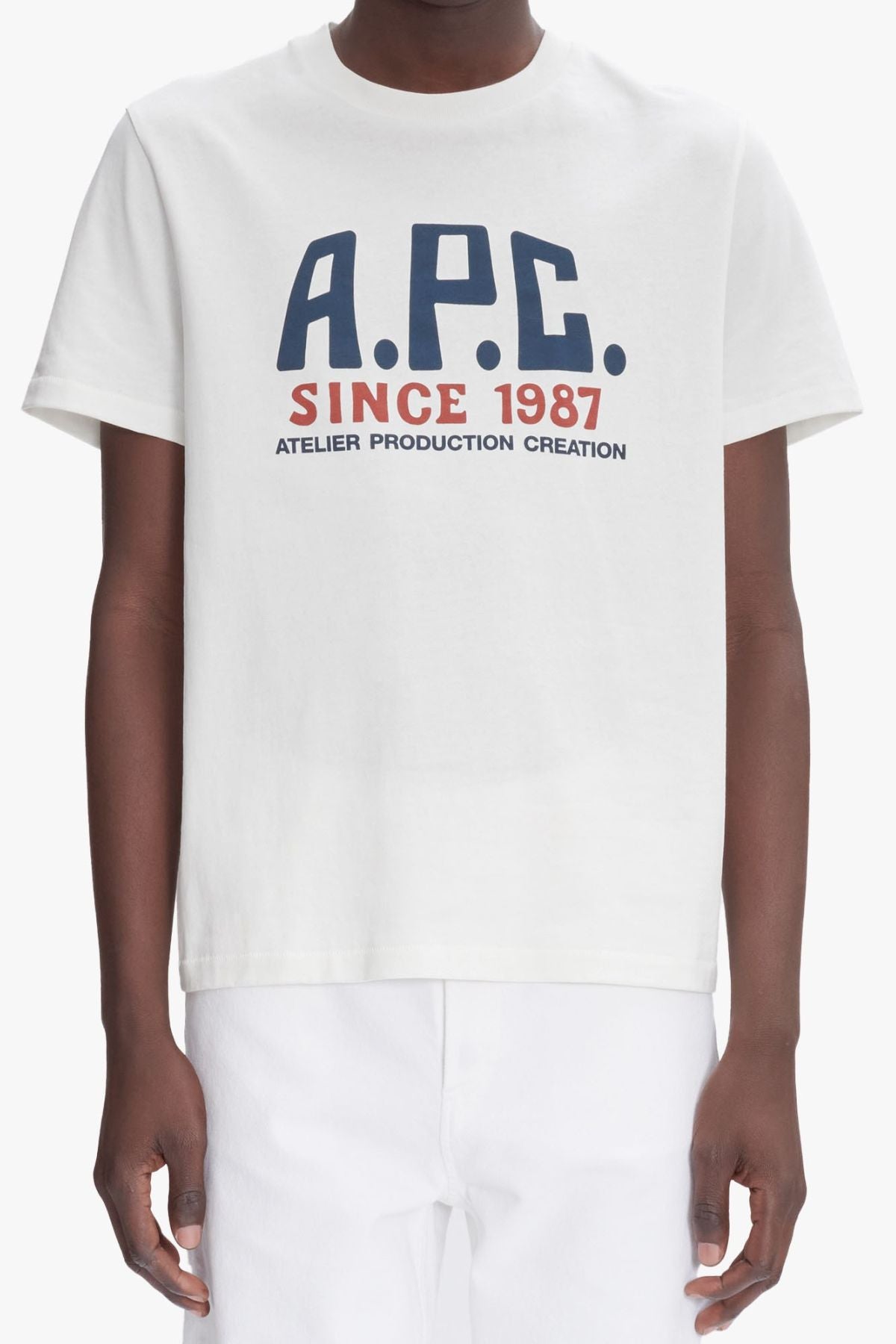 A.P.C. T-Shirt Label Print - White