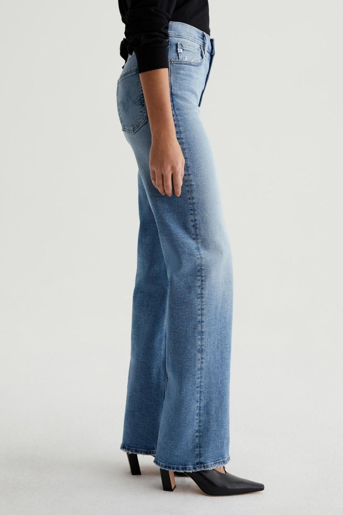 AG Denim Kora High-Rise Wide Leg - Momento