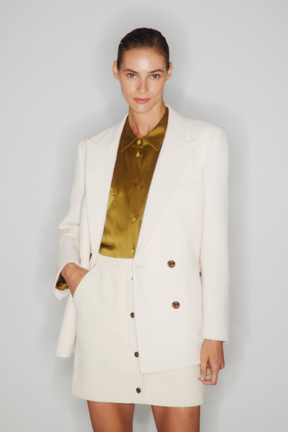 Blazé Milano Missy Everynight Blazer - Cream