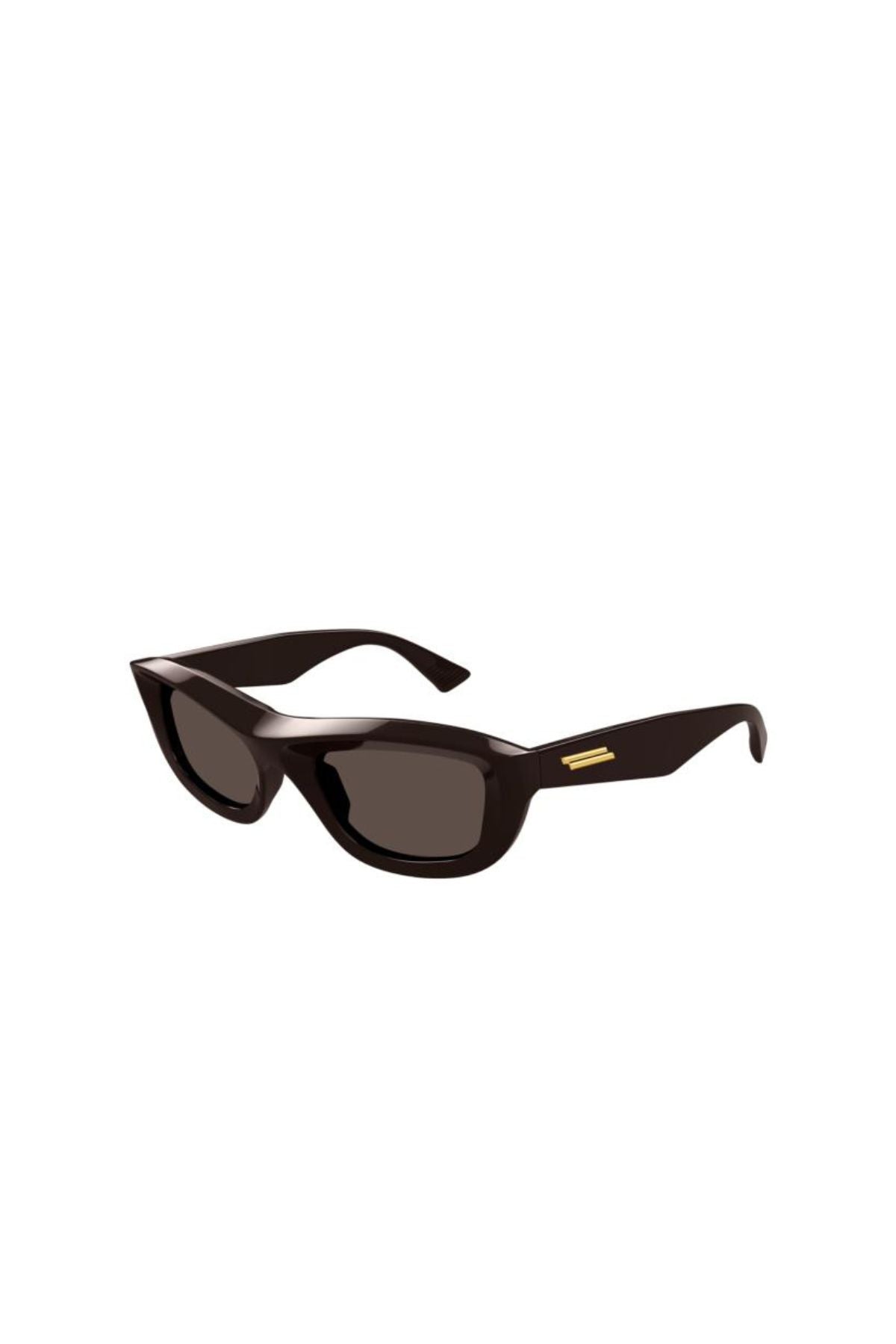 Bottega Veneta Sharp Cat Eye Sunglasses - Brown