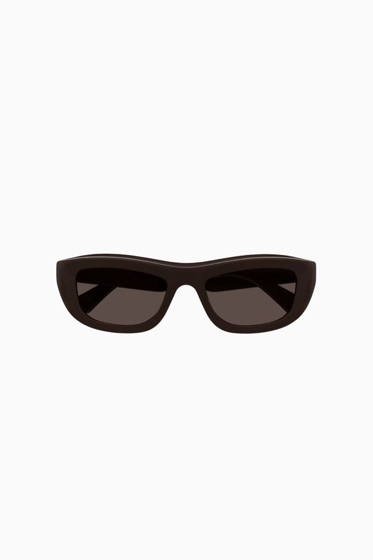 Bottega Veneta Sharp Cat Eye Sunglasses - Brown