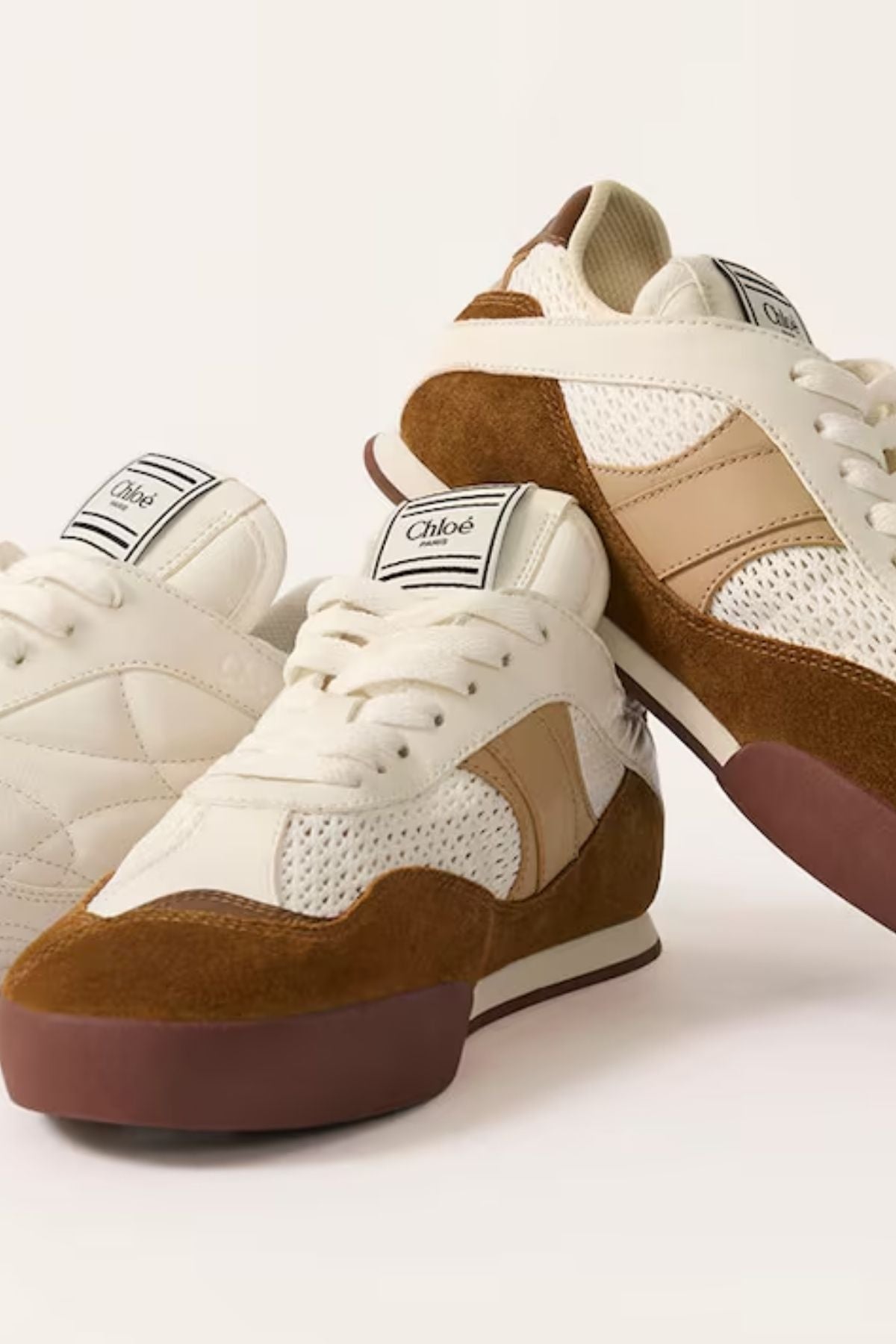 Chloé Kick Sneaker - Natural Brown