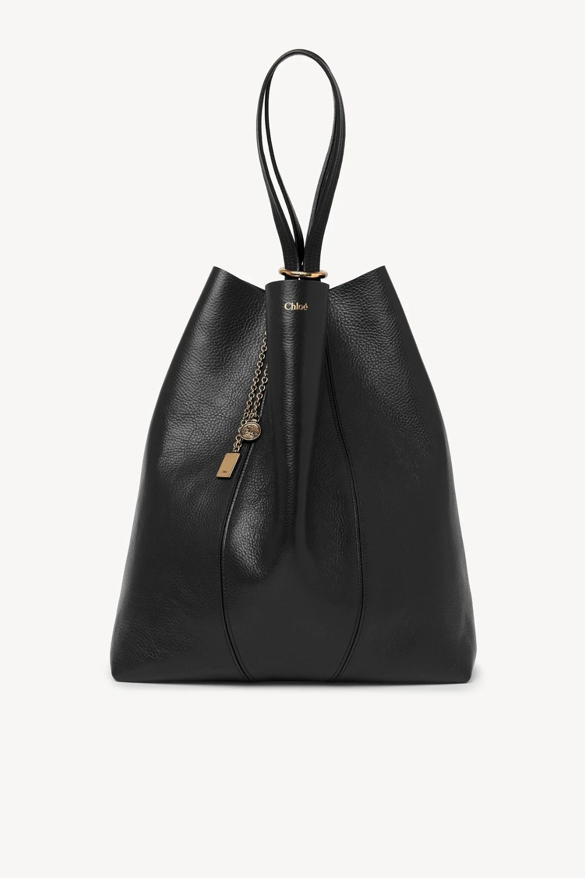 Chloé Large Spin Tote Bag - Black