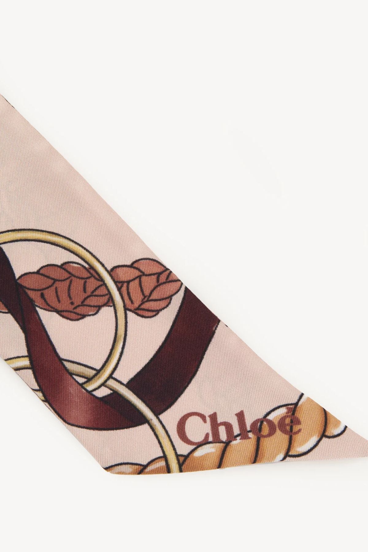 Chloé Bandeau Scarf - Smokey Rose