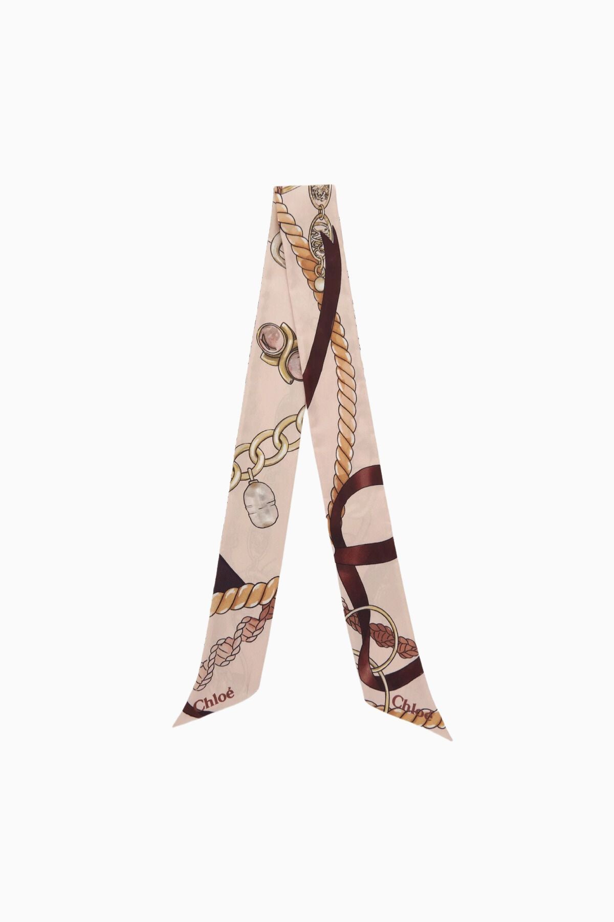 Chloé Bandeau Scarf - Smokey Rose