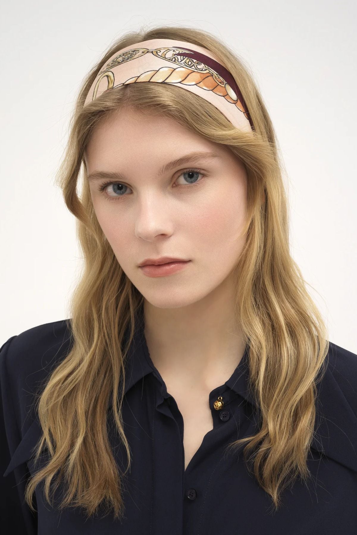 Chloé Bandeau Scarf - Smokey Rose