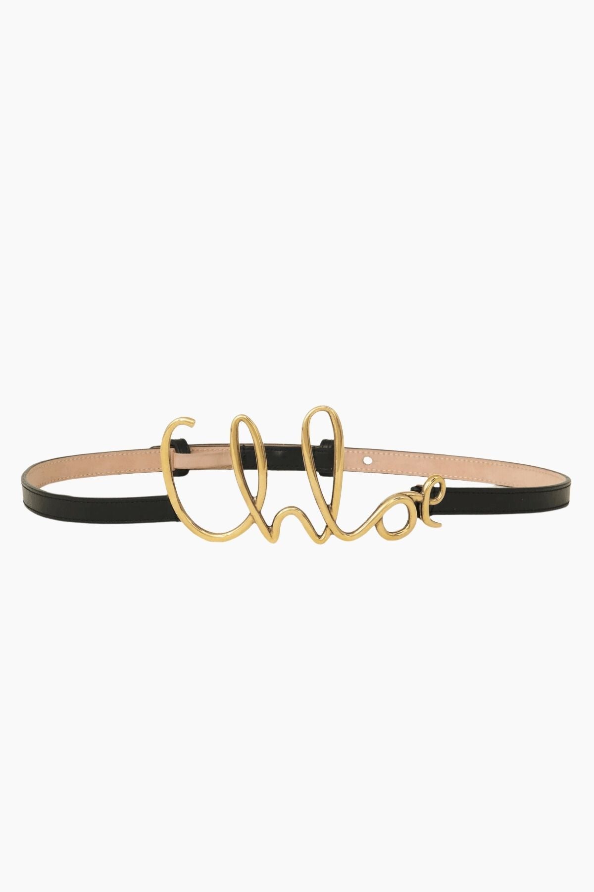 Chloé The Iconic Leather Belt - Black