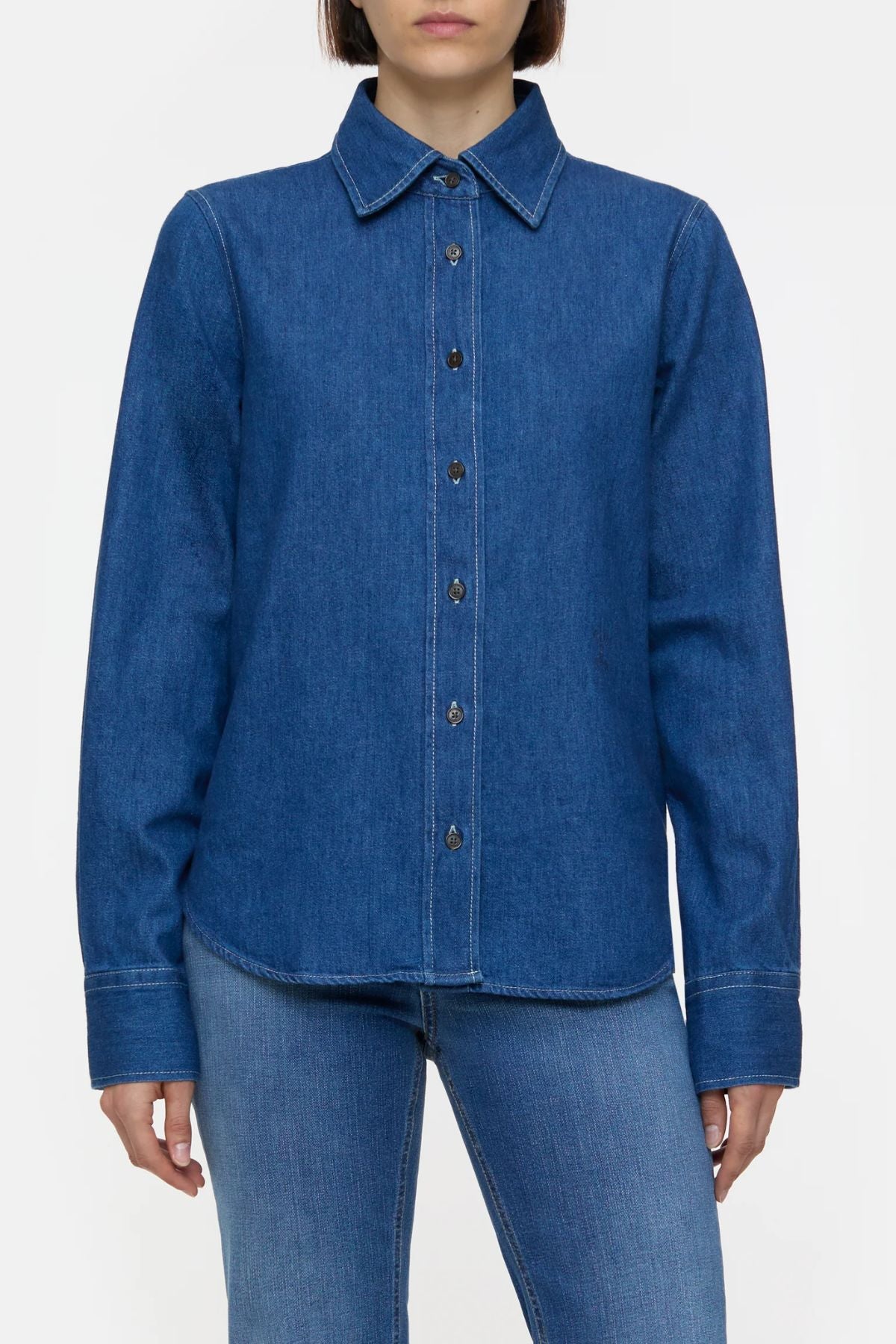 Closed Denim Shirt - Dark Blue