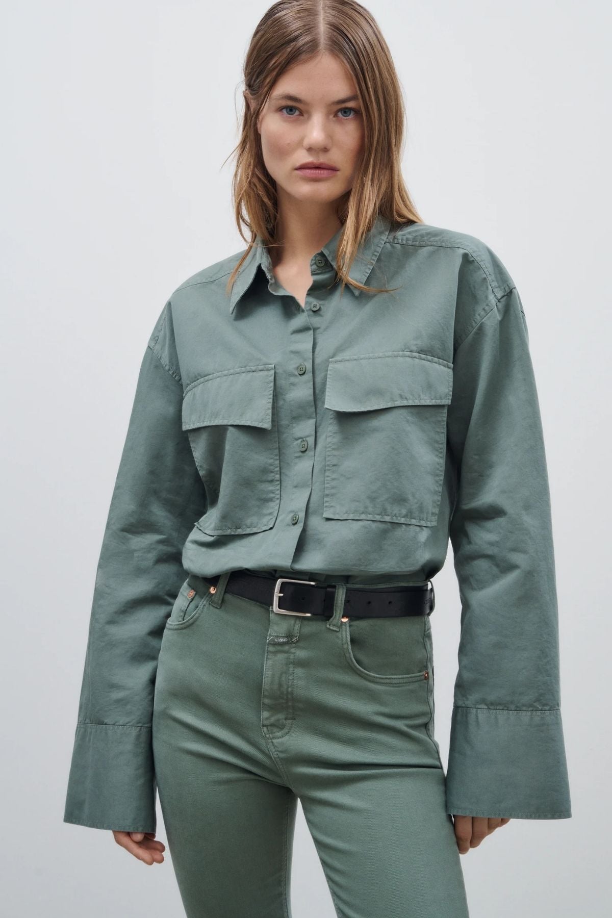 Closed Utility Shirt - Faded Green