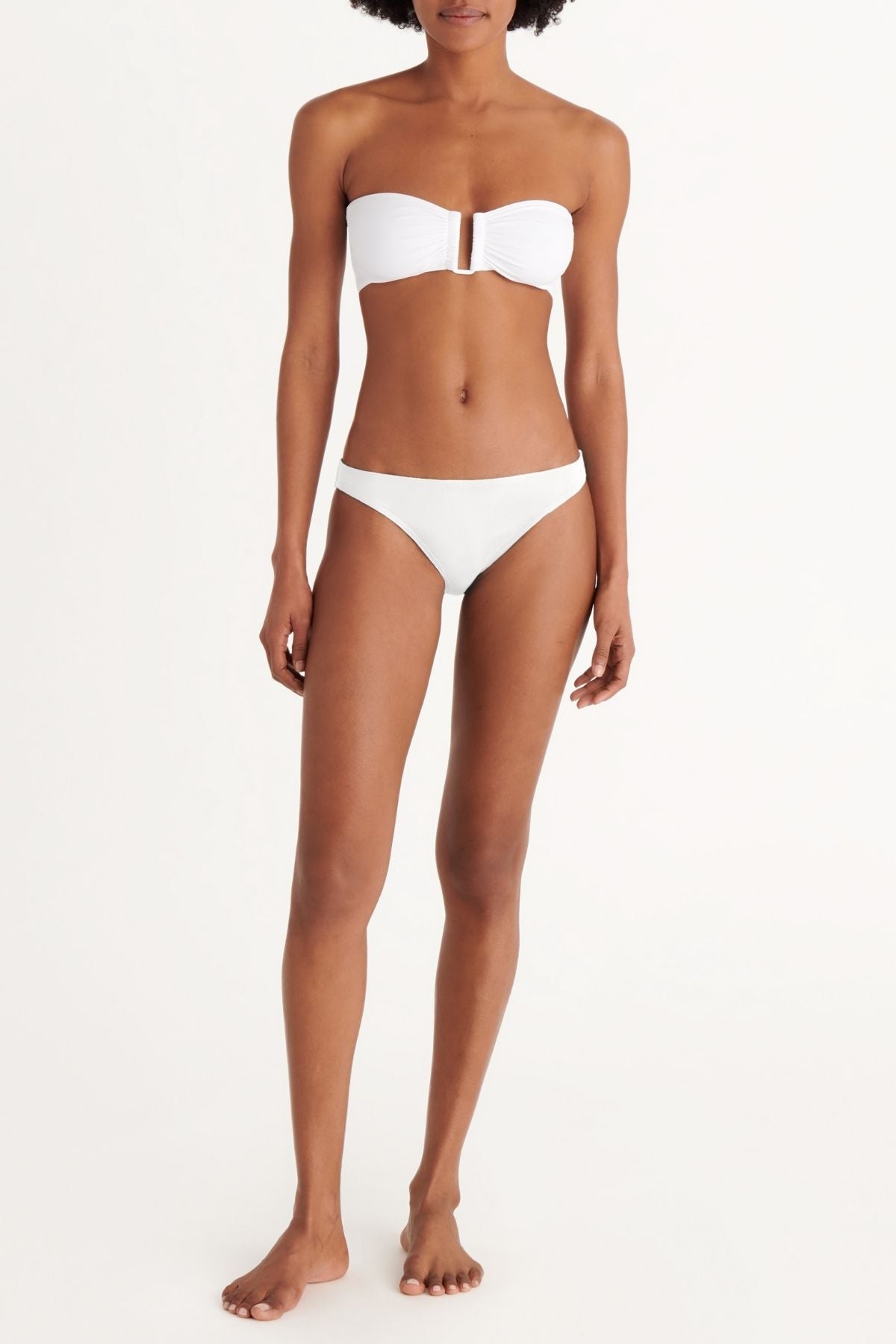 ERES Show Strapless Bikini Top - White