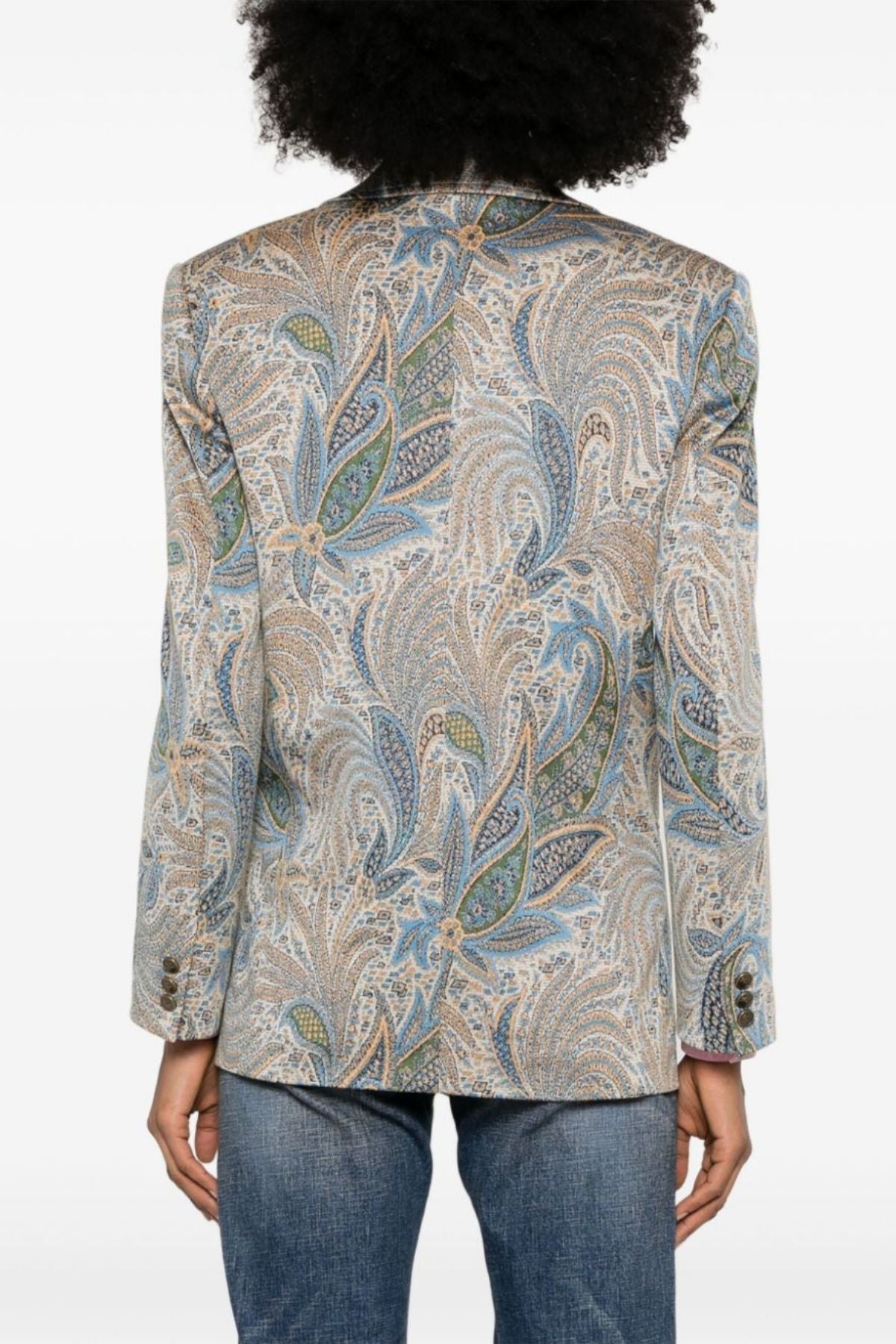 Etro Double Breasted Blazer - Paisley