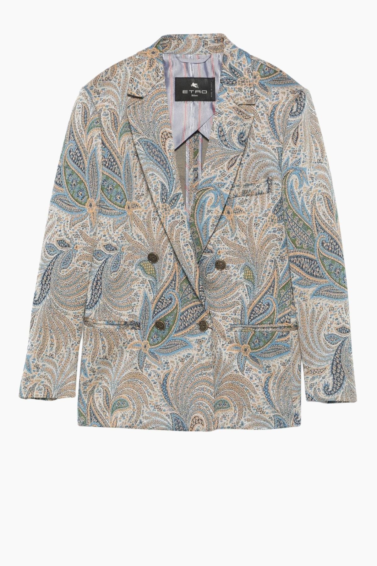 Etro Double Breasted Blazer - Paisley