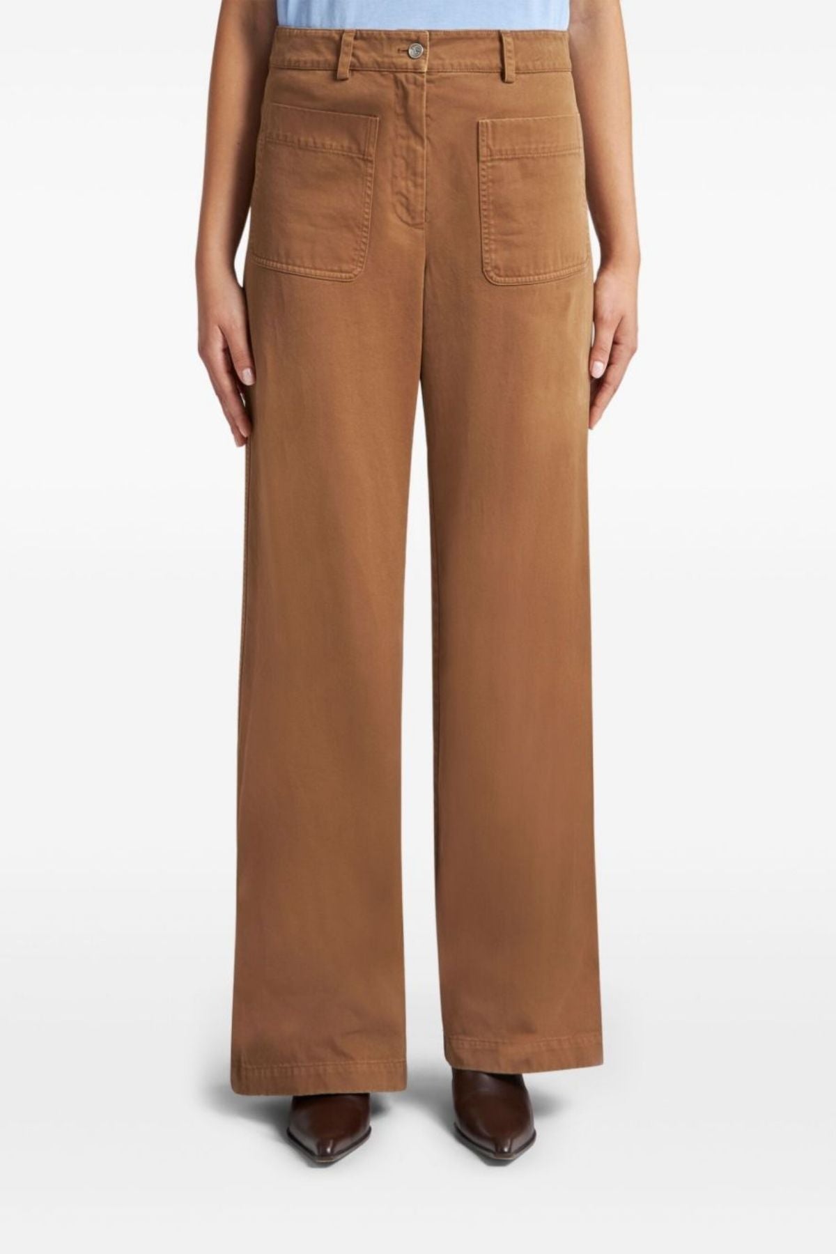 Etro Wide Leg Pant - Chestnut