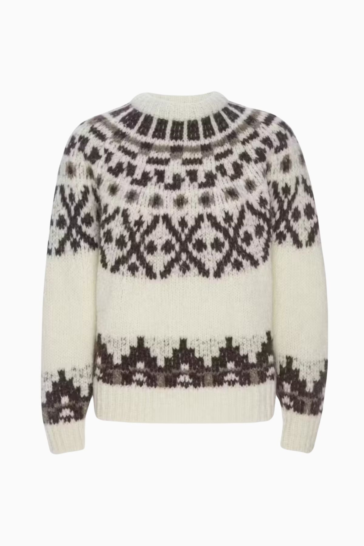 Frame Denim Fair Isle Sweater - Cream Multi