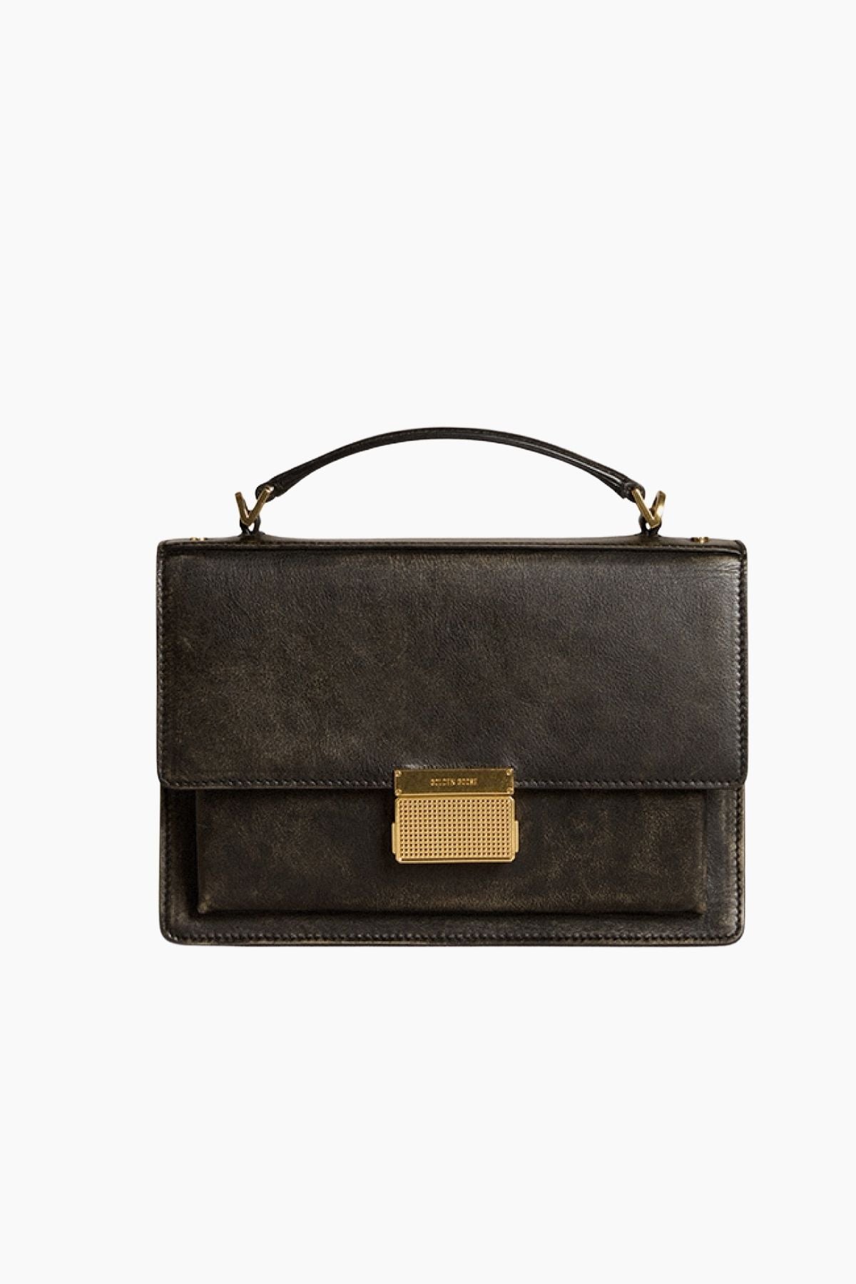 Golden Goose Distressed Venezia Bag - Black