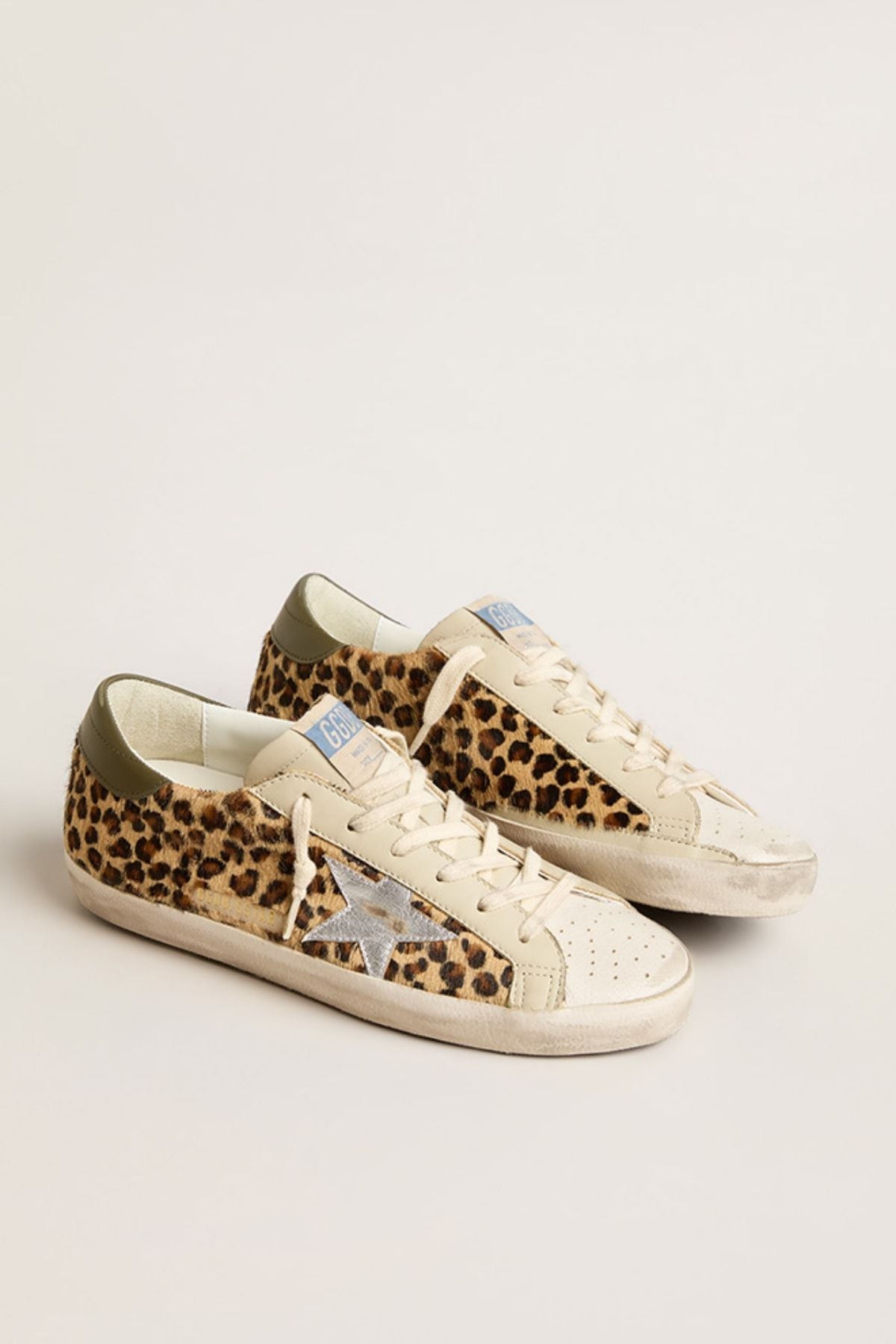 Golden Goose Super Star Sneaker - Beige/ Brown/ Black/ Silver/ Olive