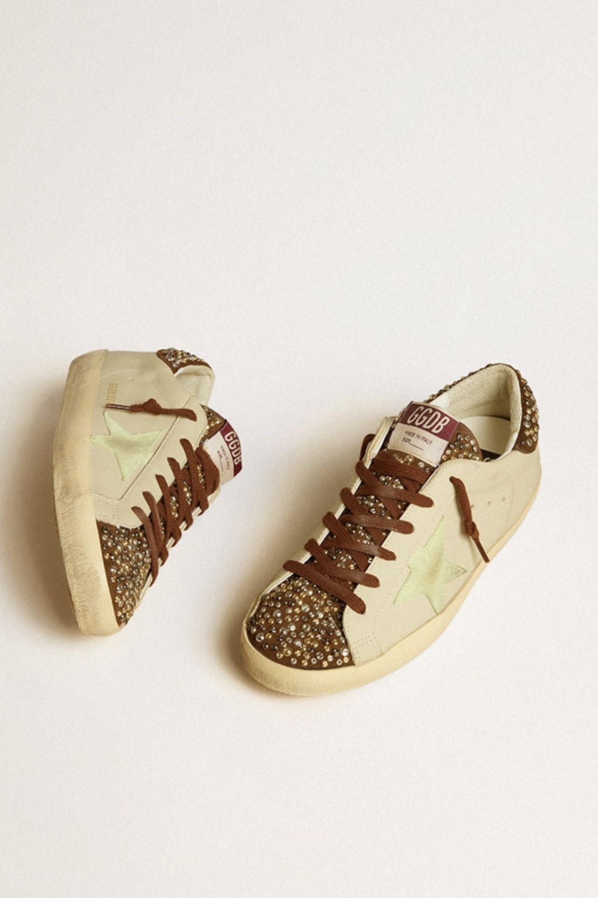 Golden Goose Super Star Sneaker - Sand/ Brown