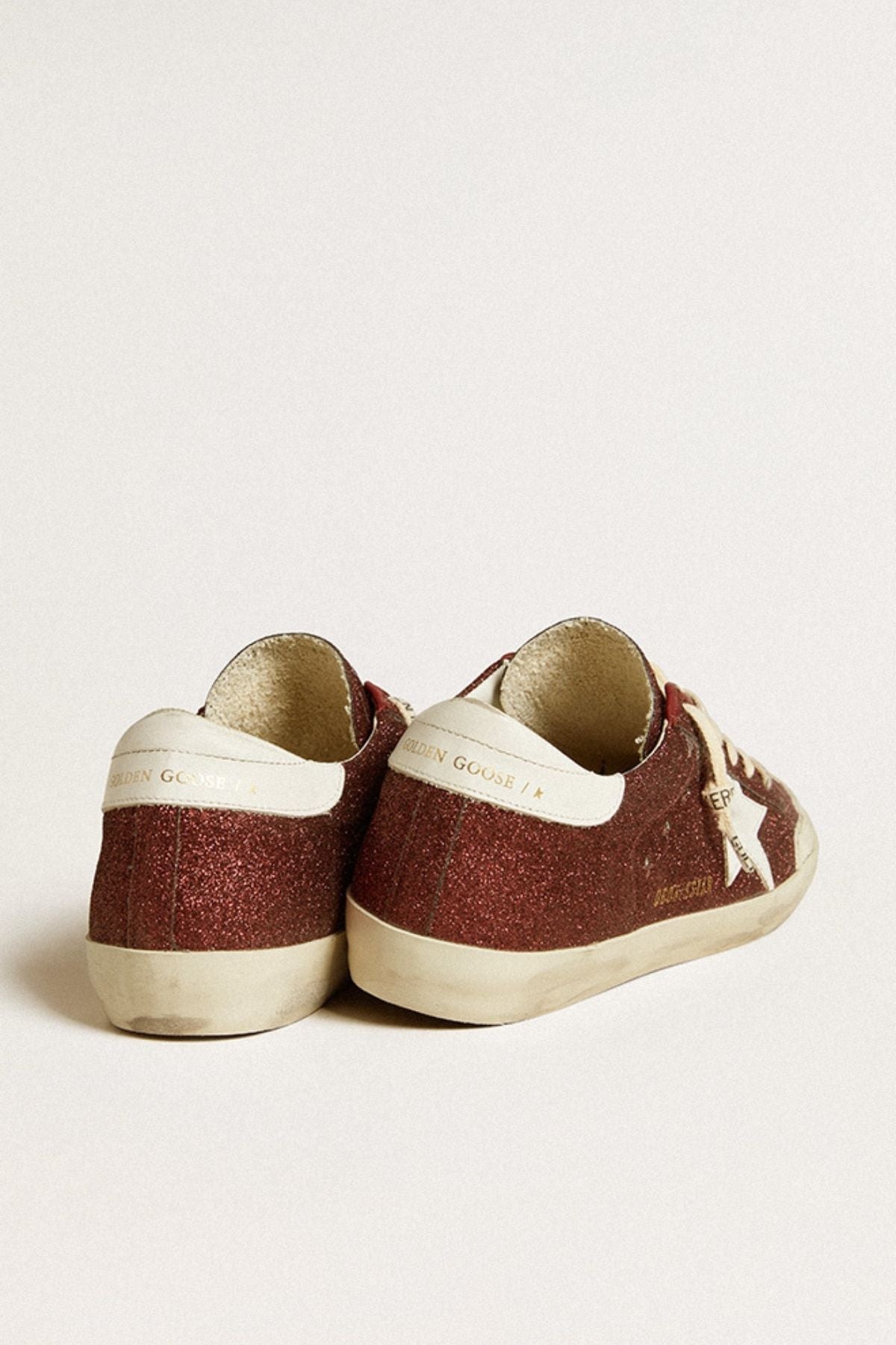 Golden Goose Super Star Sneaker - Bordeaux/ White