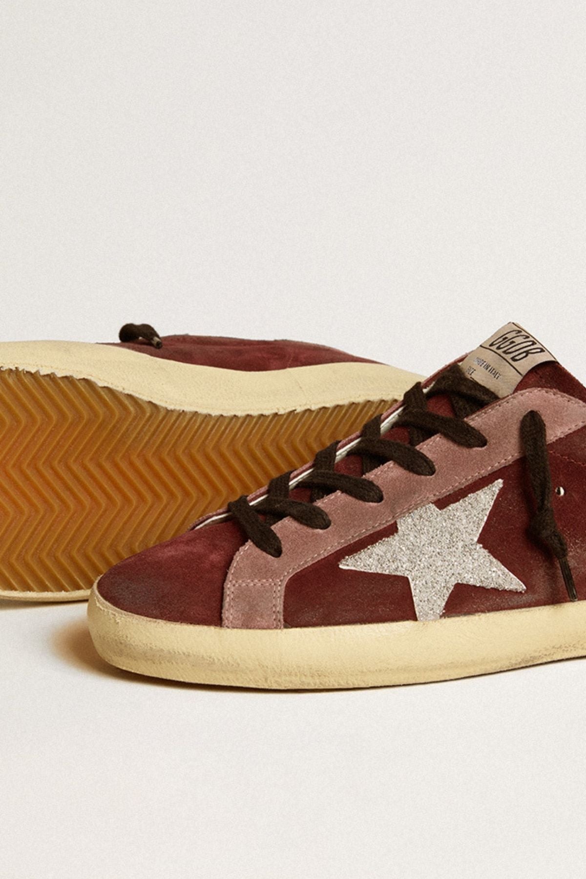 Golden Goose Super Star Sneaker - Madera/ Twilight Mauve/ Silver