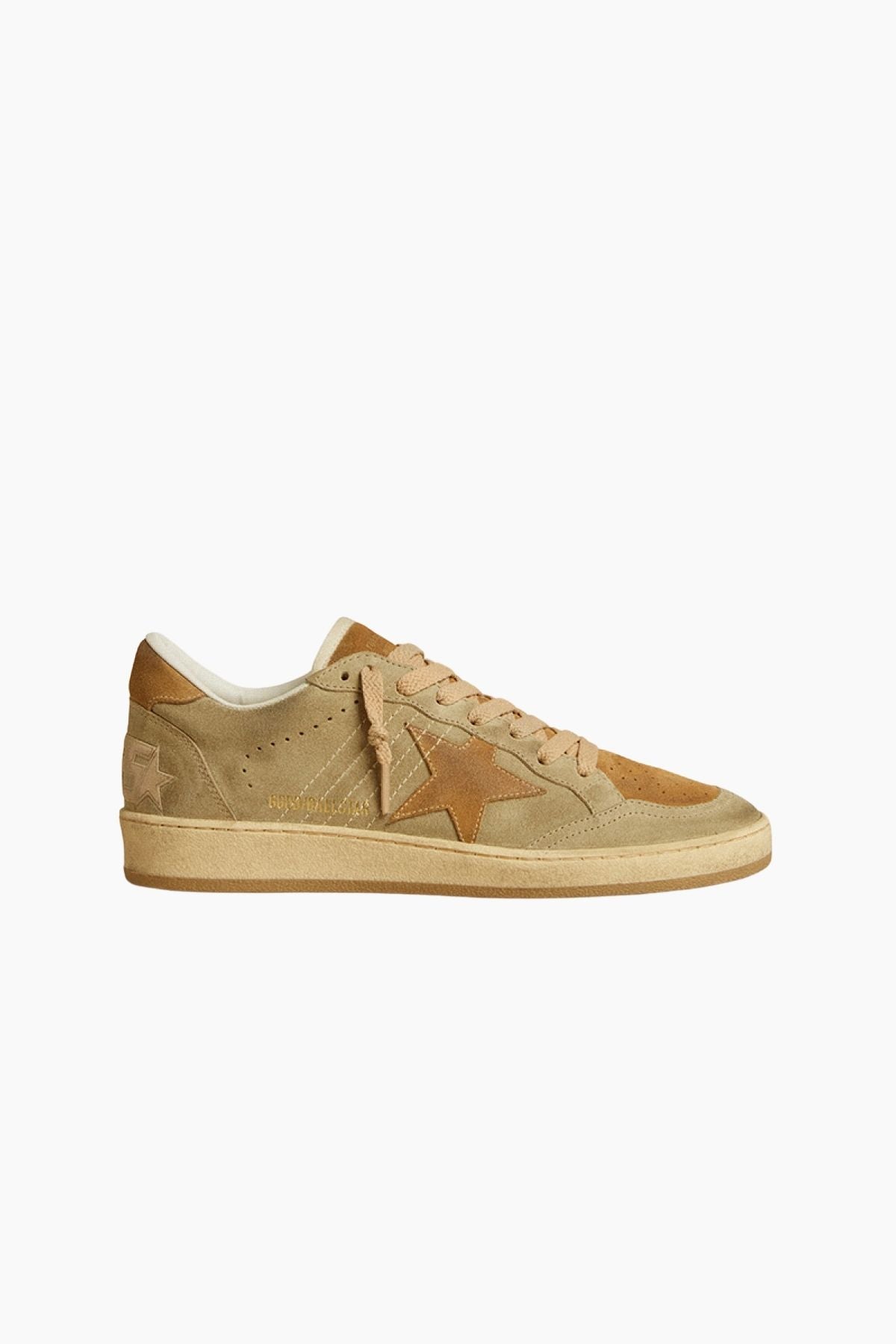 Golden Goose Ball Star Sneaker - Ice/ Tobacco