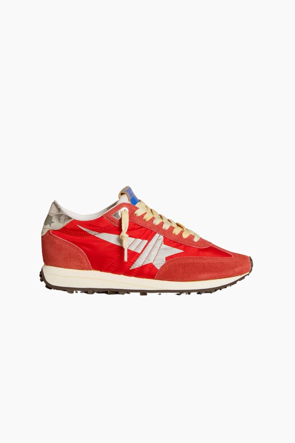 Golden Goose Running Marathon Sneaker - Red/ Silver