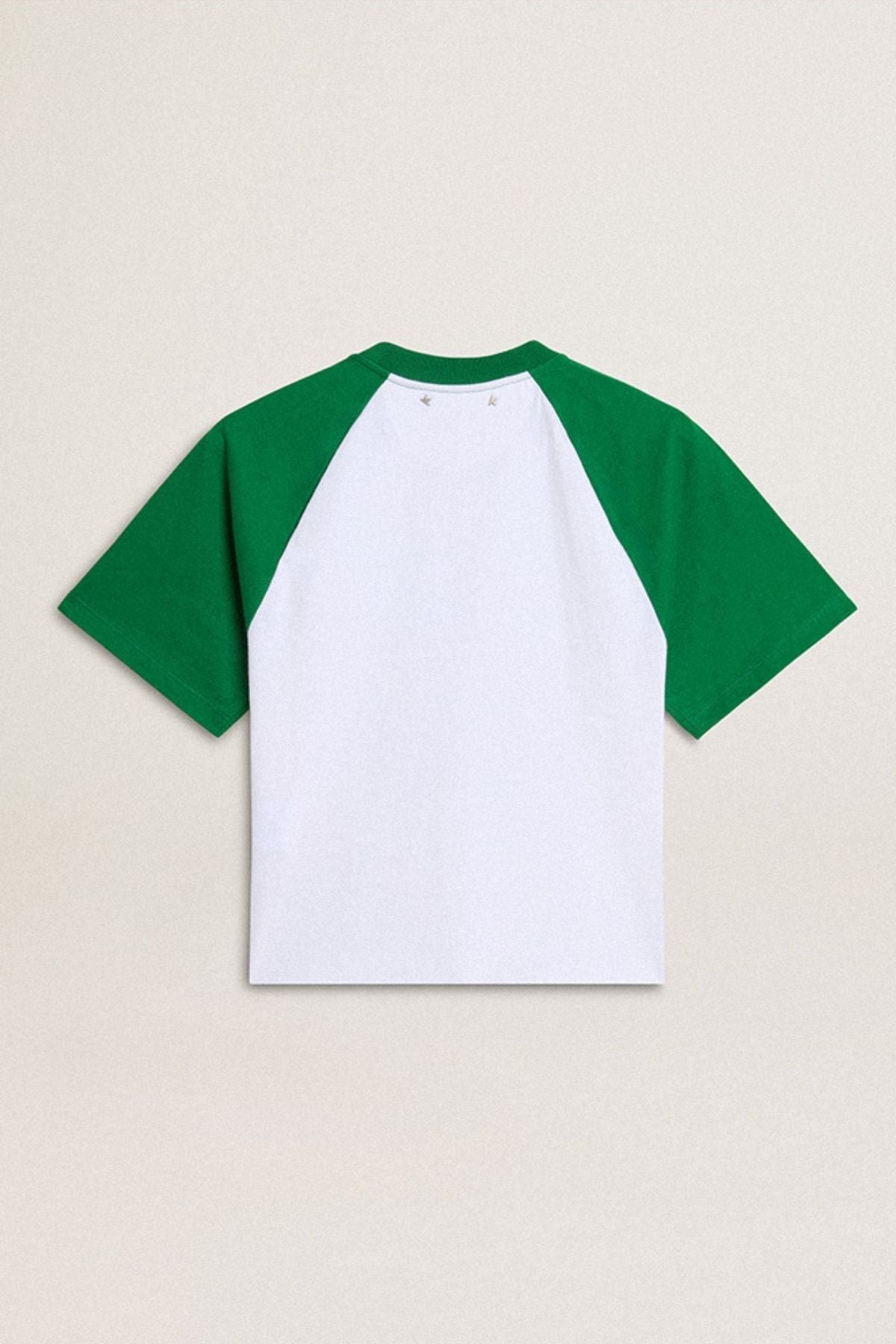 Golden Goose Cosmic Sunrise T-Shirt - Optic White/ Abundant Green