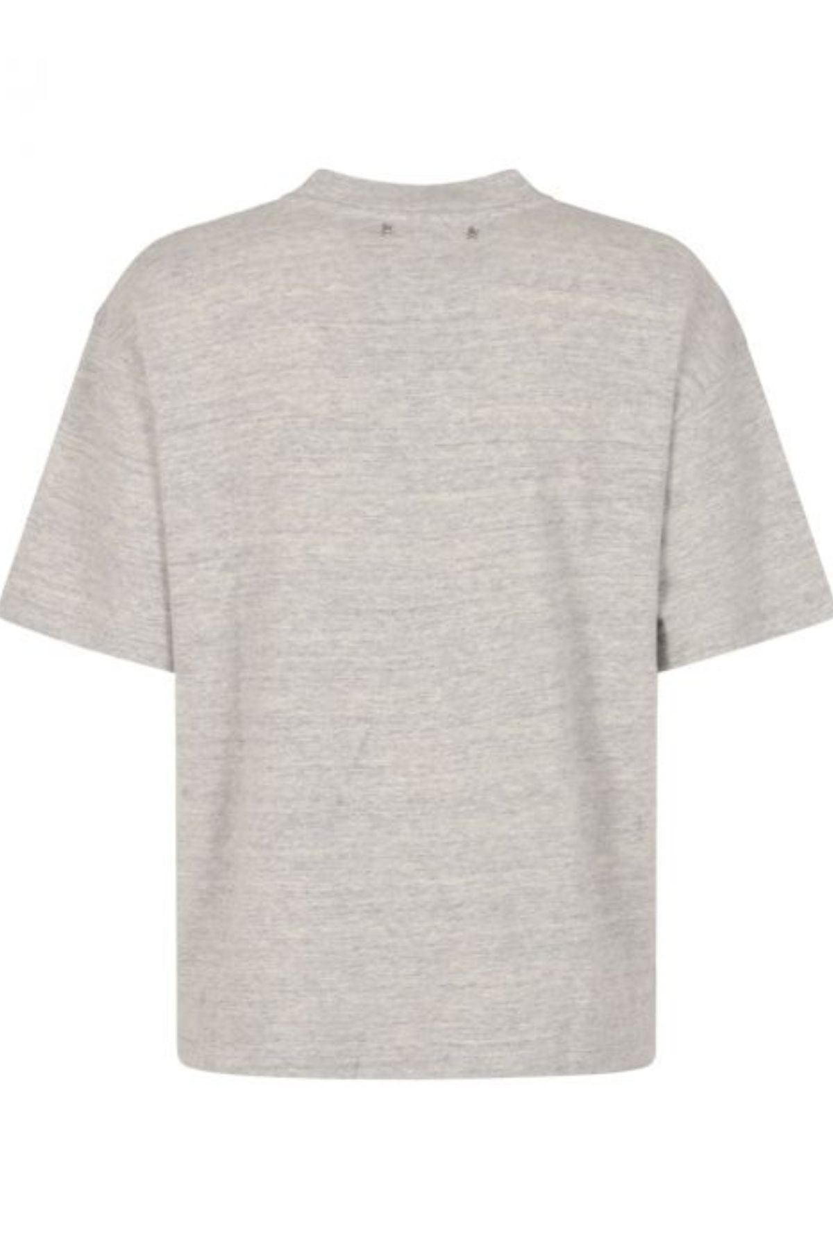 Golden Goose Boxy Printed T-Shirt - Grey/ Haute Red