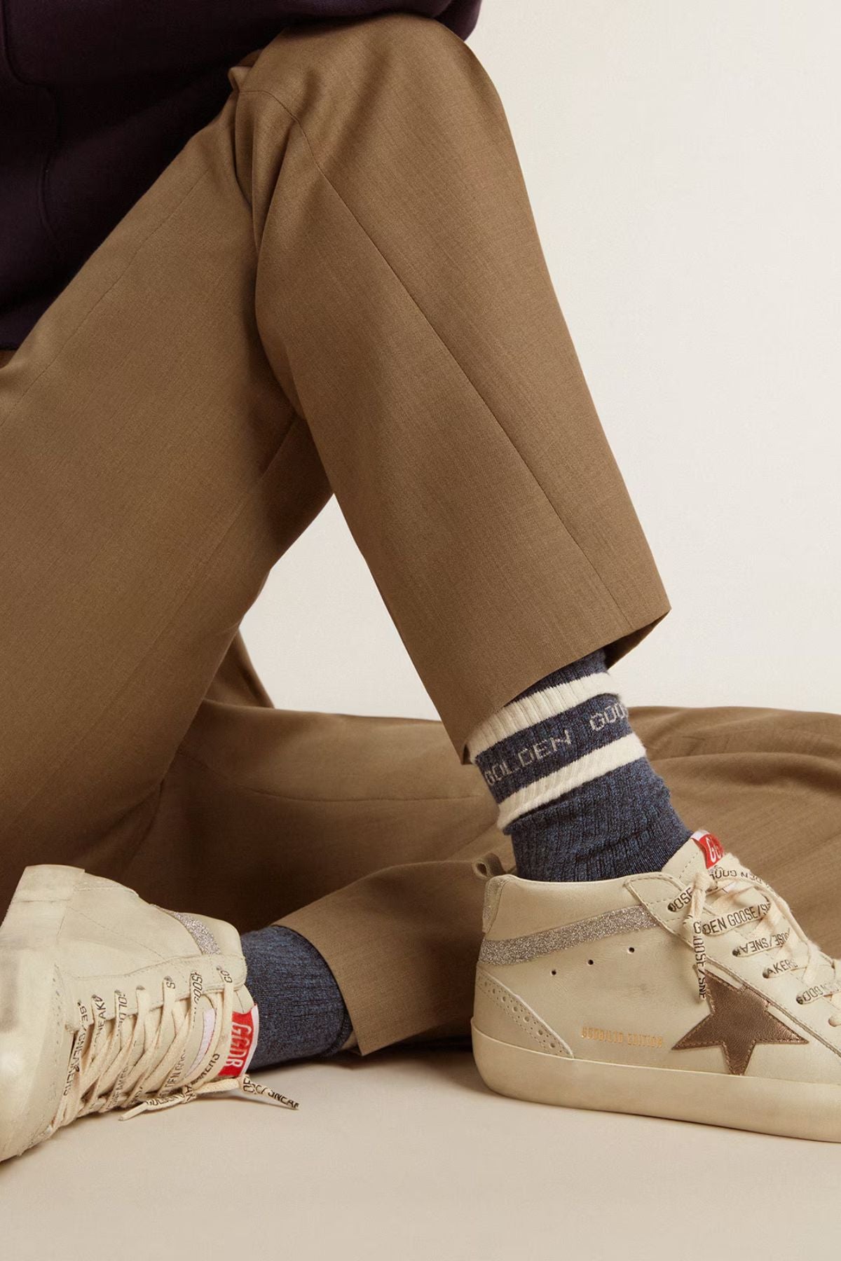 Socks with golden goose sneakers online