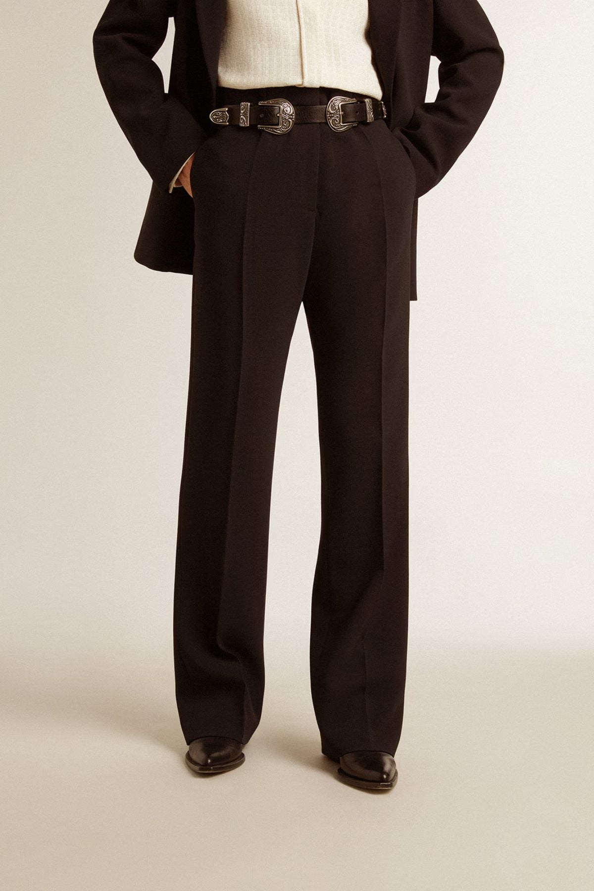 Golden Goose Relaxed Pant - Polar Night