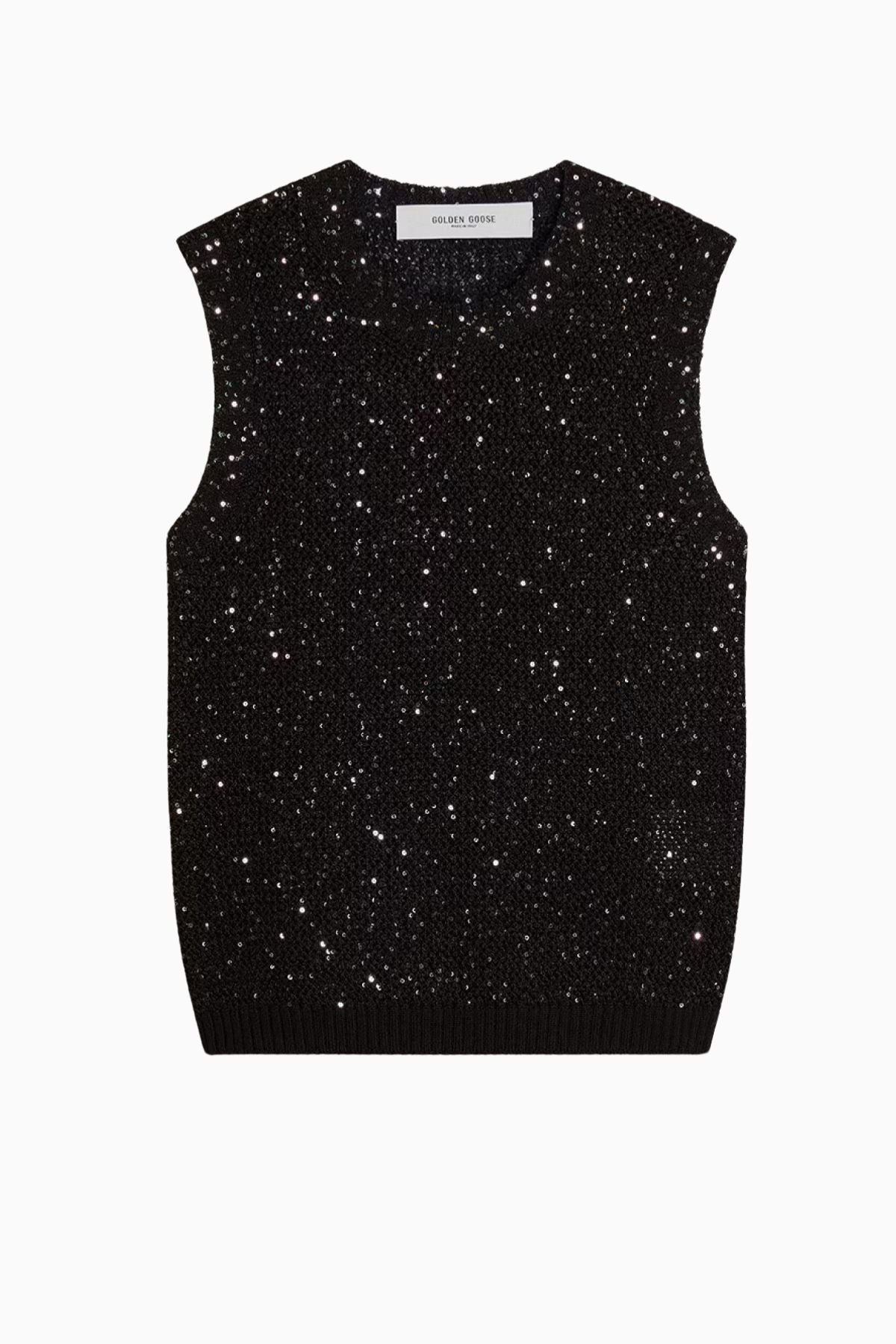 golden-goose-sequin-knit-mesh-tank-top-black