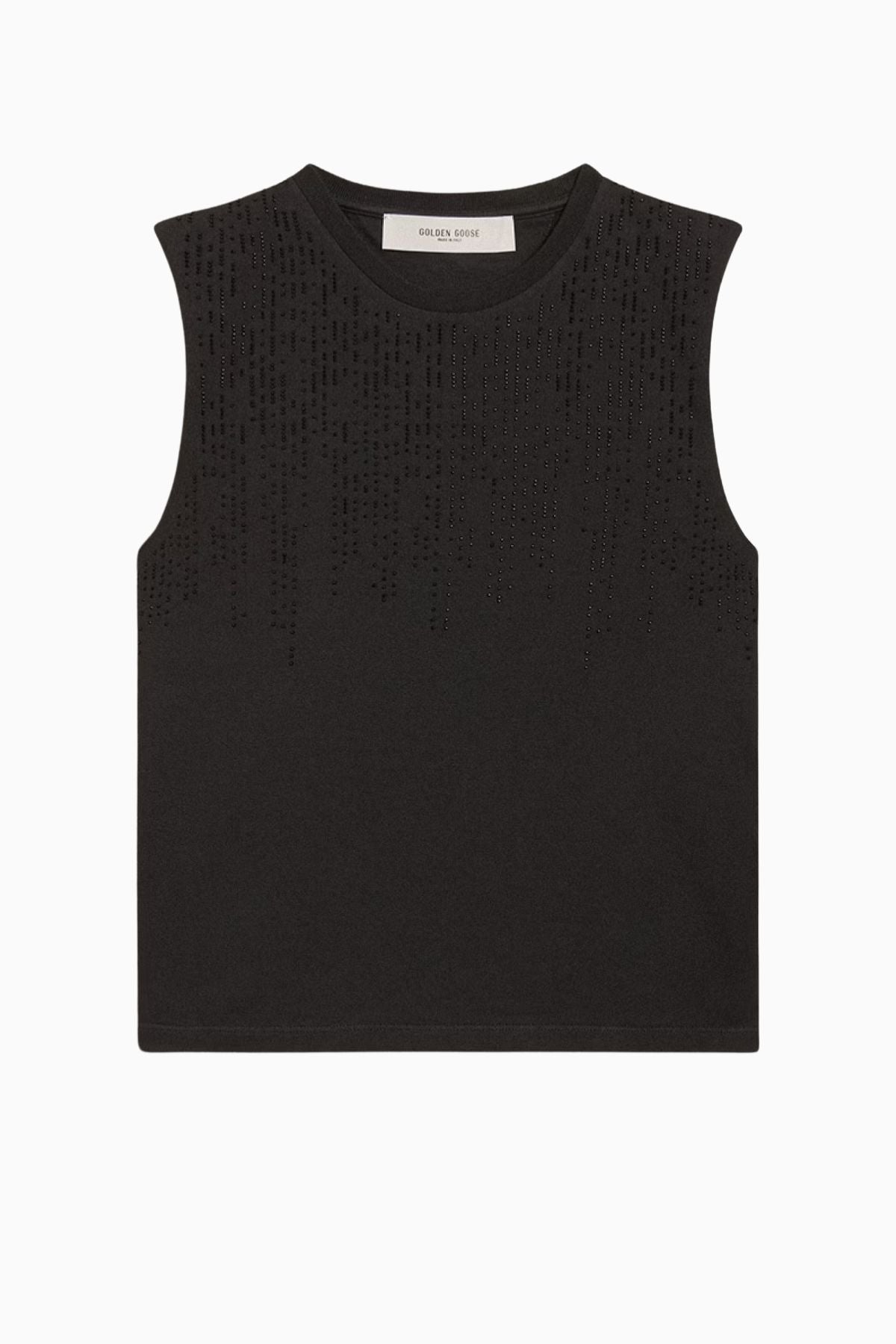 Golden Goose Sleeveless Gradient T-Shirt - Black