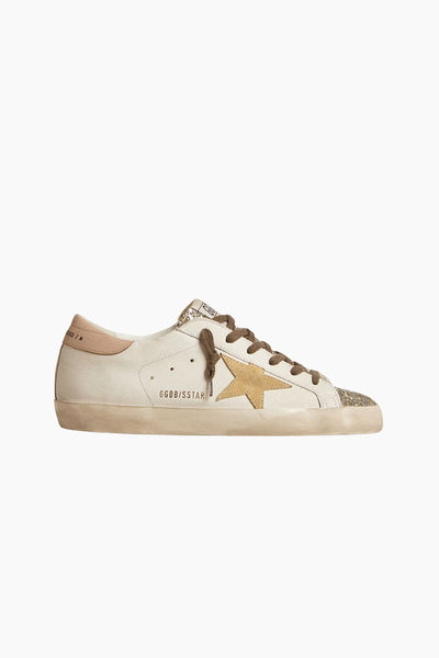 Golden Goose Super Star Sneaker White Platinum Yellow Pink Grace Melbourne