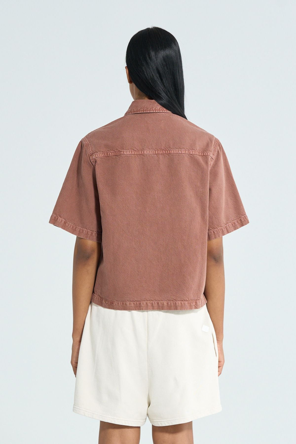 Haikure Olive Shirt - Brick