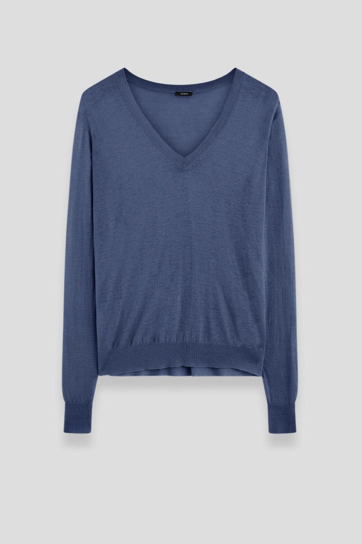 Joseph Cashair V-Neck Jumper - Harbour