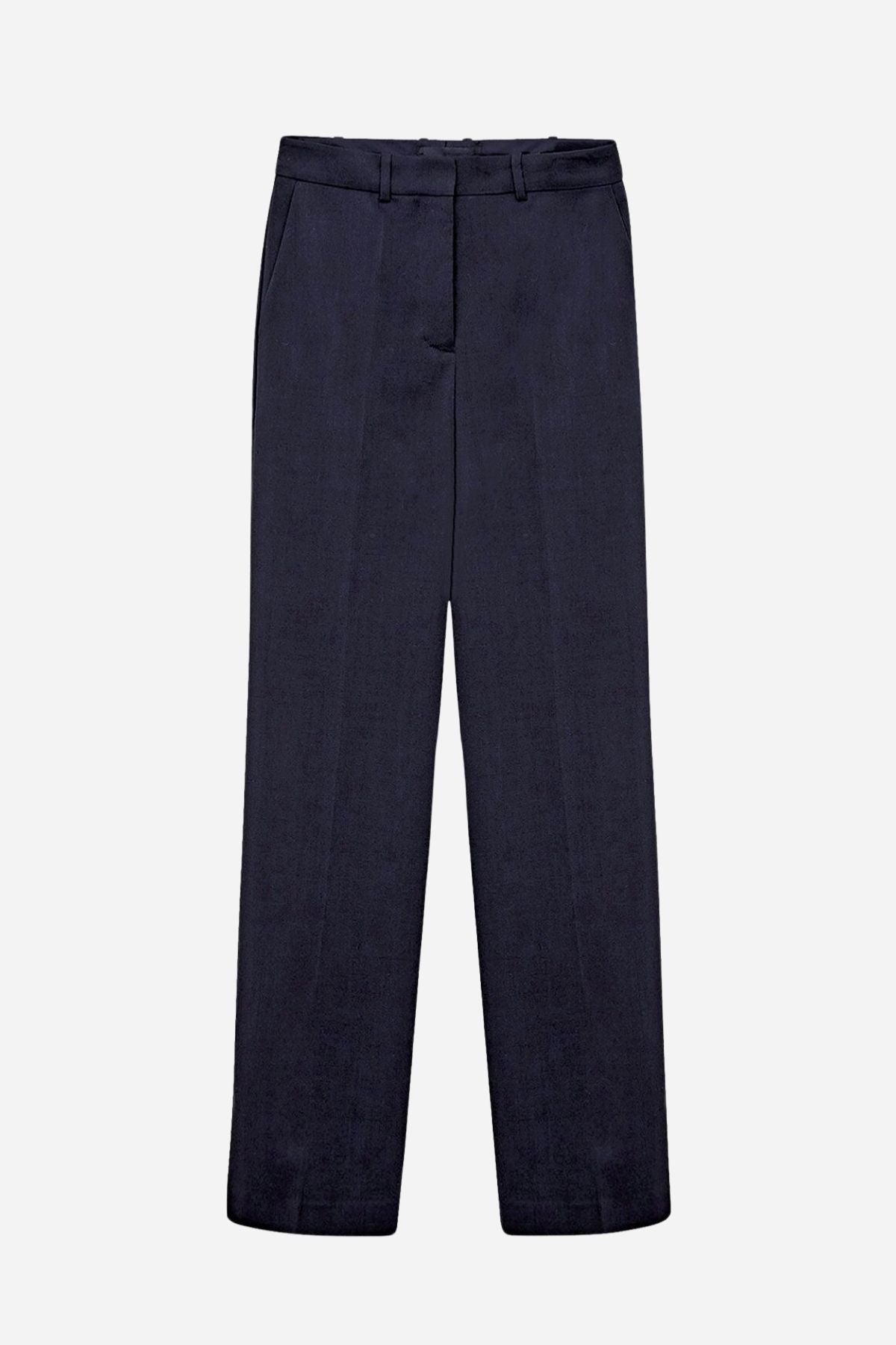 Joseph Coleman Pant Wool Stretch Tailoring - Dark Navy