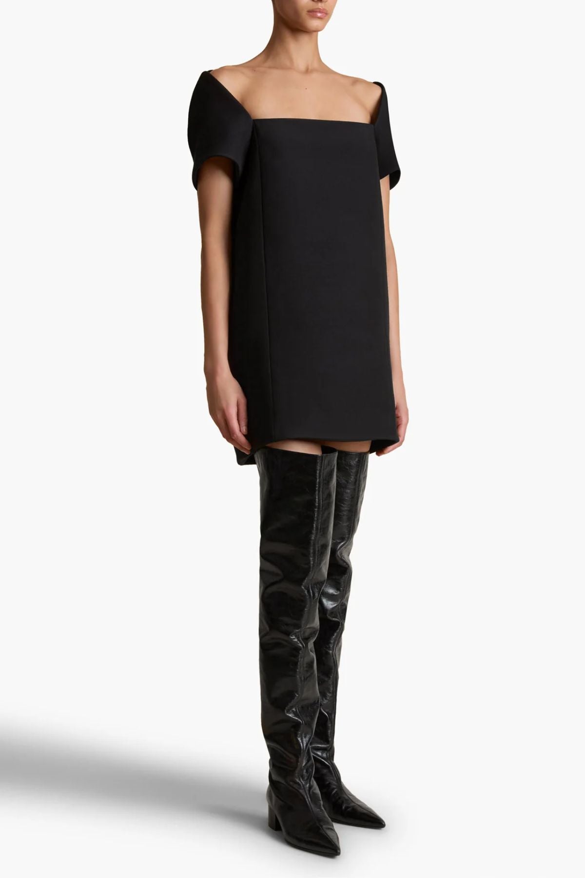 KHAITE Benji Dress - Black