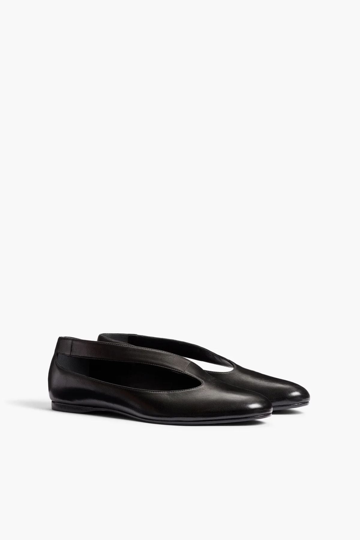 KHAITE Diana Flat - Black