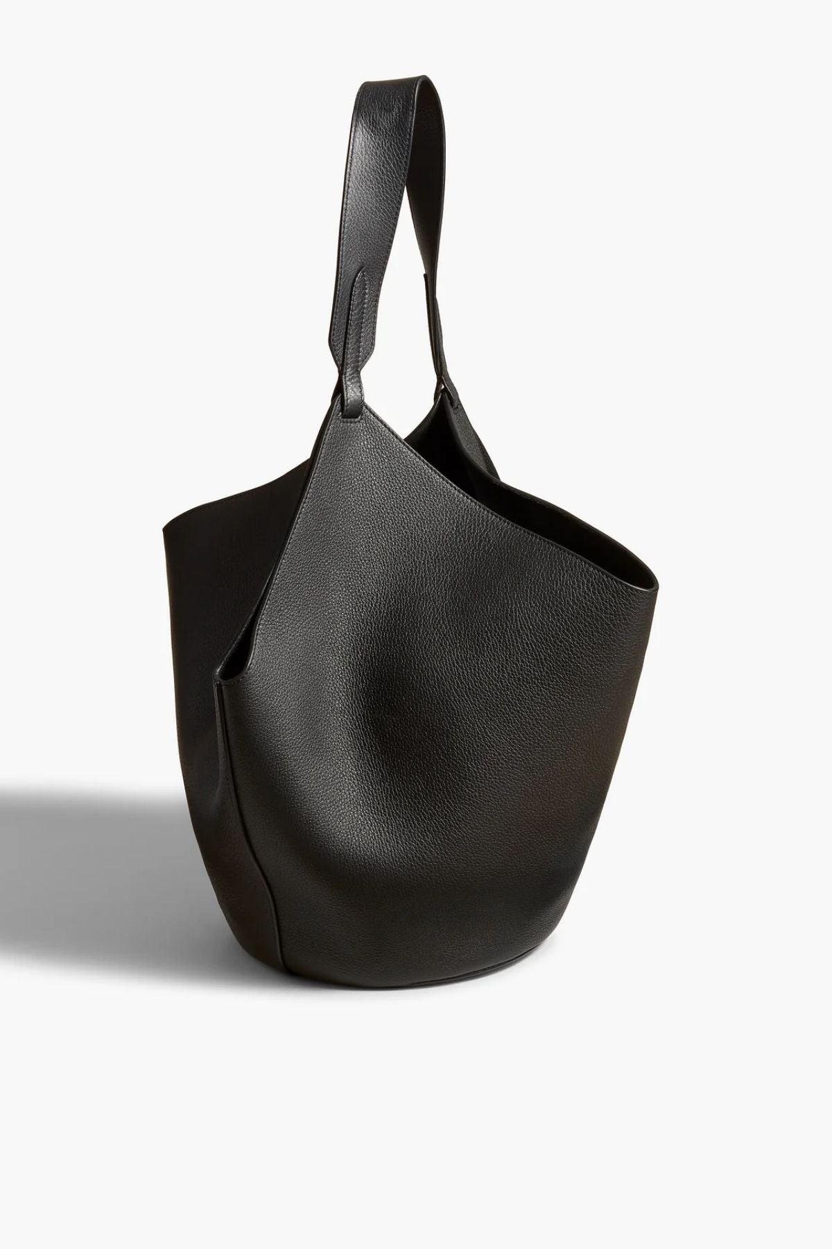 KHAITE Medium Lotus Tote - Black