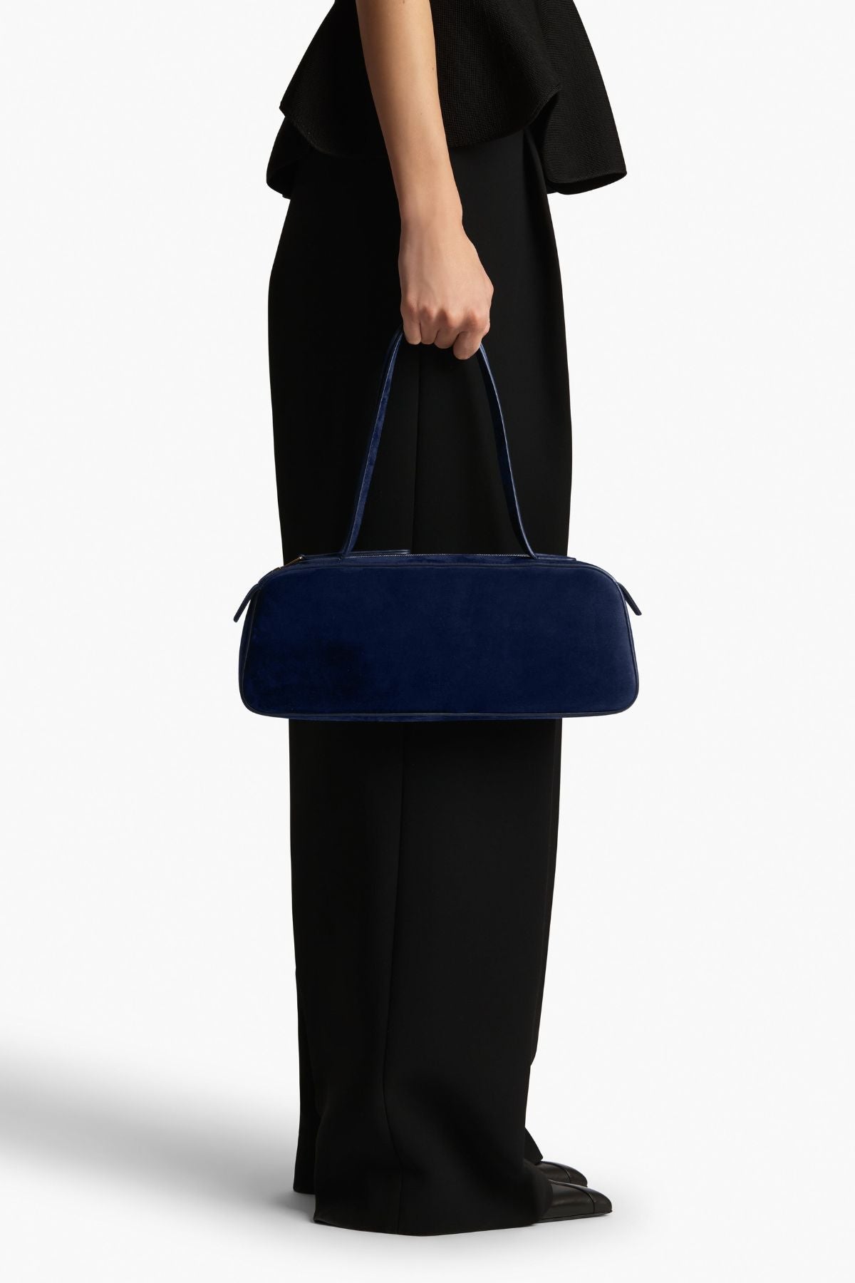 KHAITE Simona Shoulder Bag - Midnight Navy