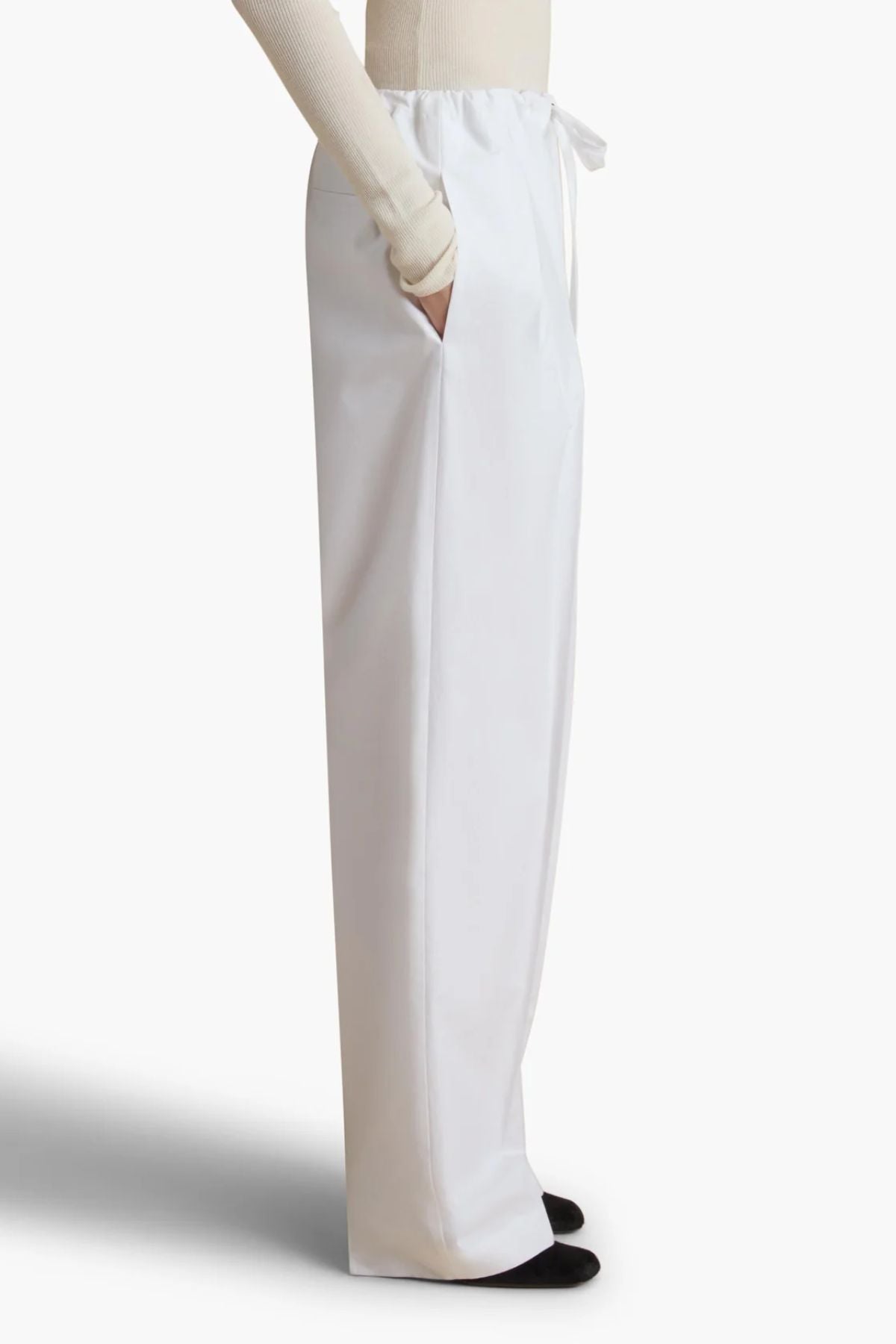 KHAITE Trenton Pant - White