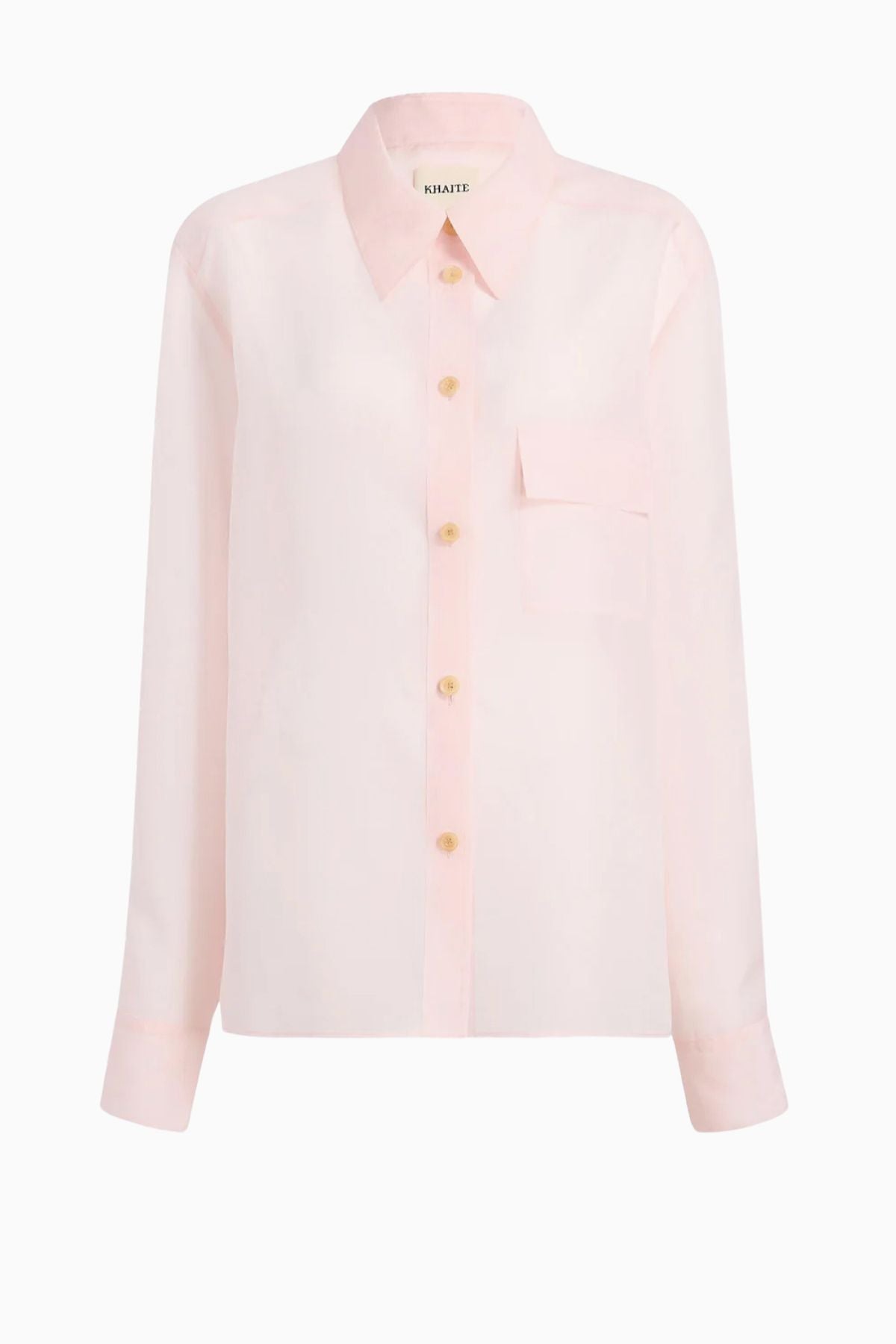 KHAITE Yatty Top - Soft Pink